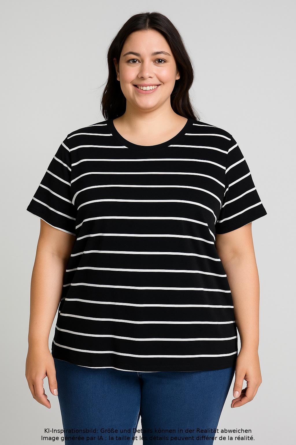 

Samoon by Gerry Weber Damen T-Shirt, mehrfarbig, Gr. 48