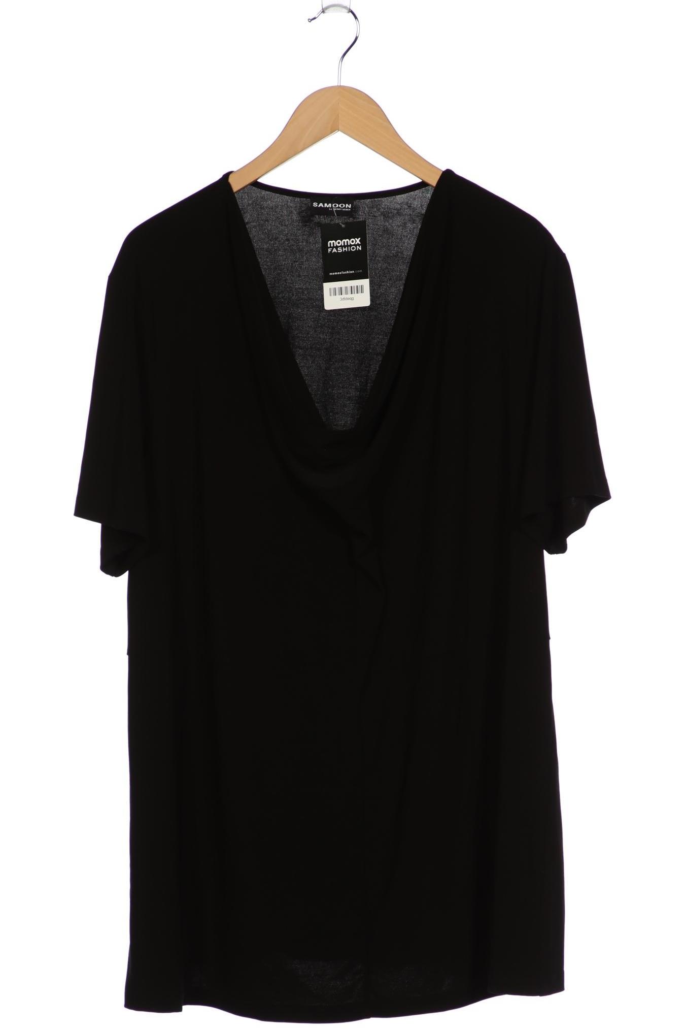 

Samoon by Gerry Weber Damen T-Shirt, schwarz, Gr. 52