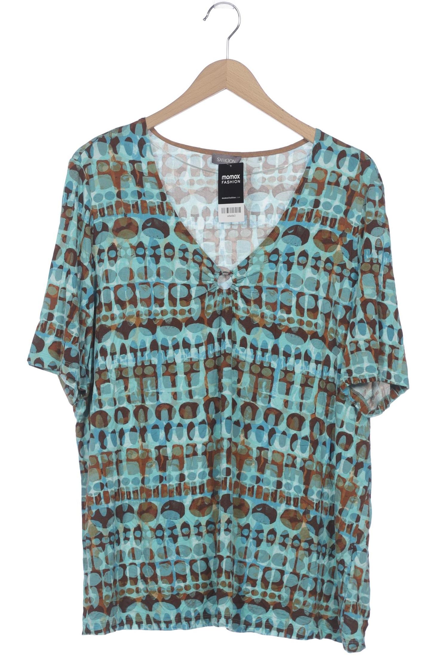 

Samoon by Gerry Weber Damen T-Shirt, blau, Gr. 50