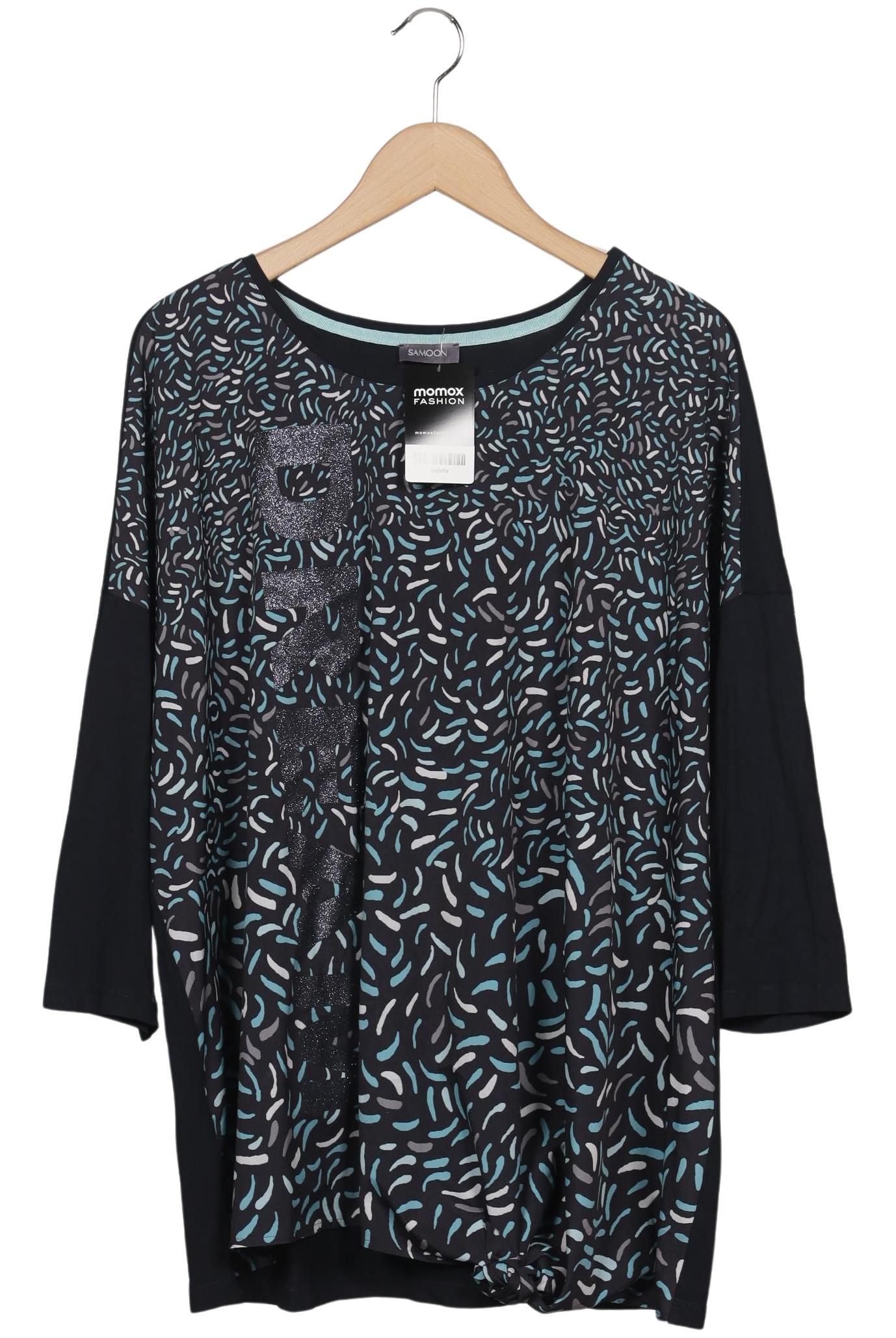 

Samoon by Gerry Weber Damen Langarmshirt, marineblau, Gr. 46