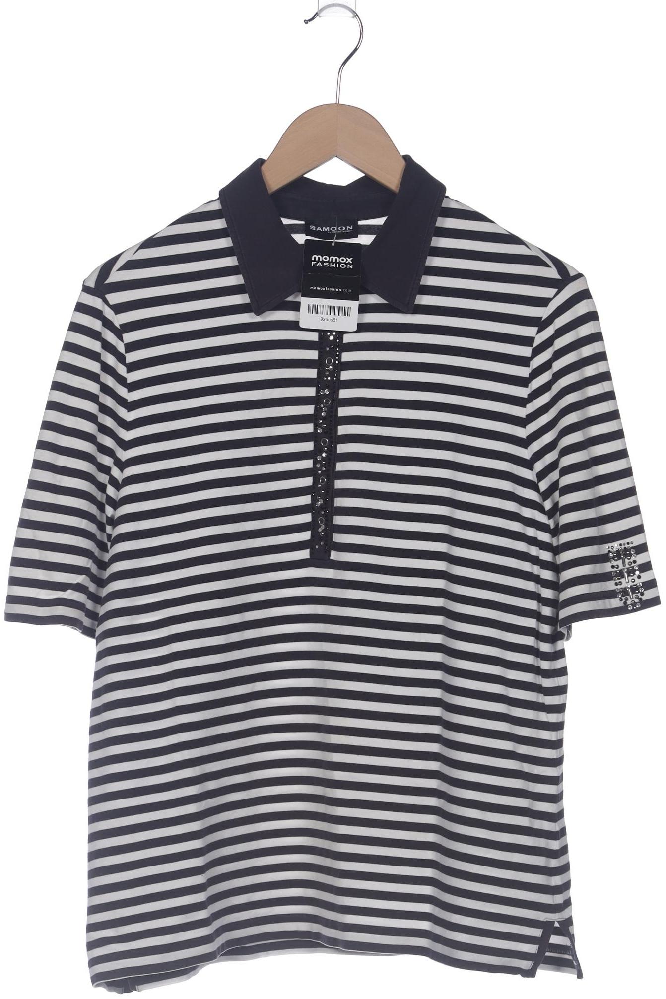 

Samoon by Gerry Weber Damen Poloshirt, schwarz, Gr. 44