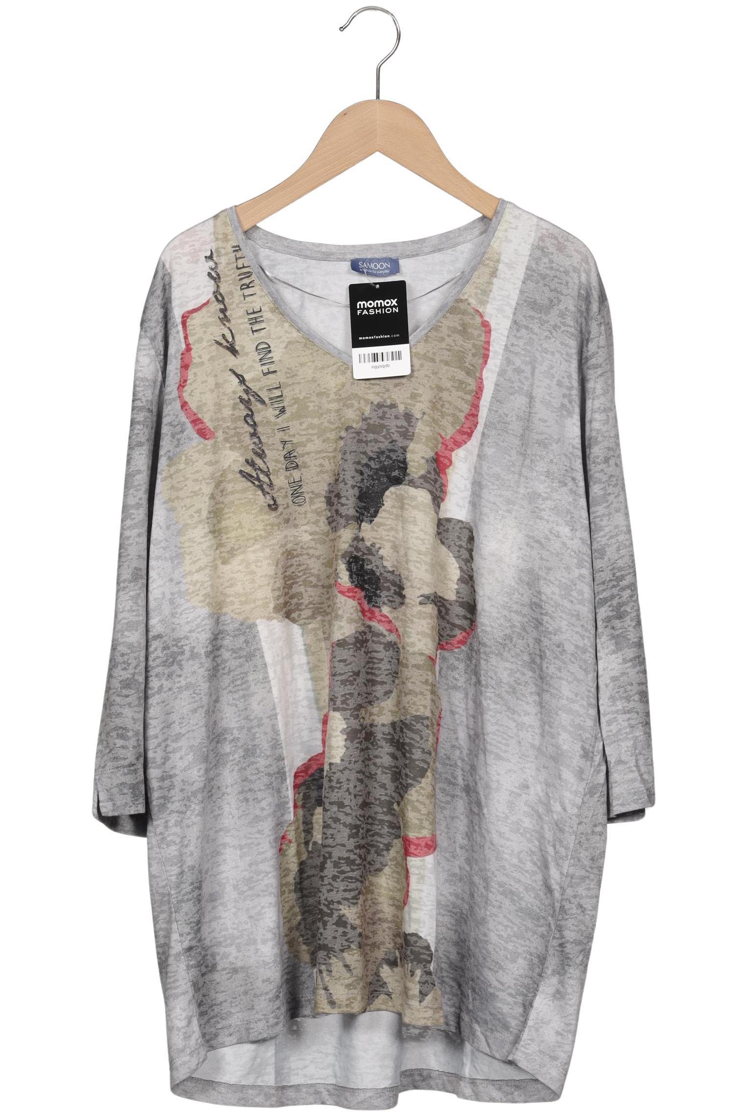 

Samoon by Gerry Weber Damen Langarmshirt, grau, Gr. 48