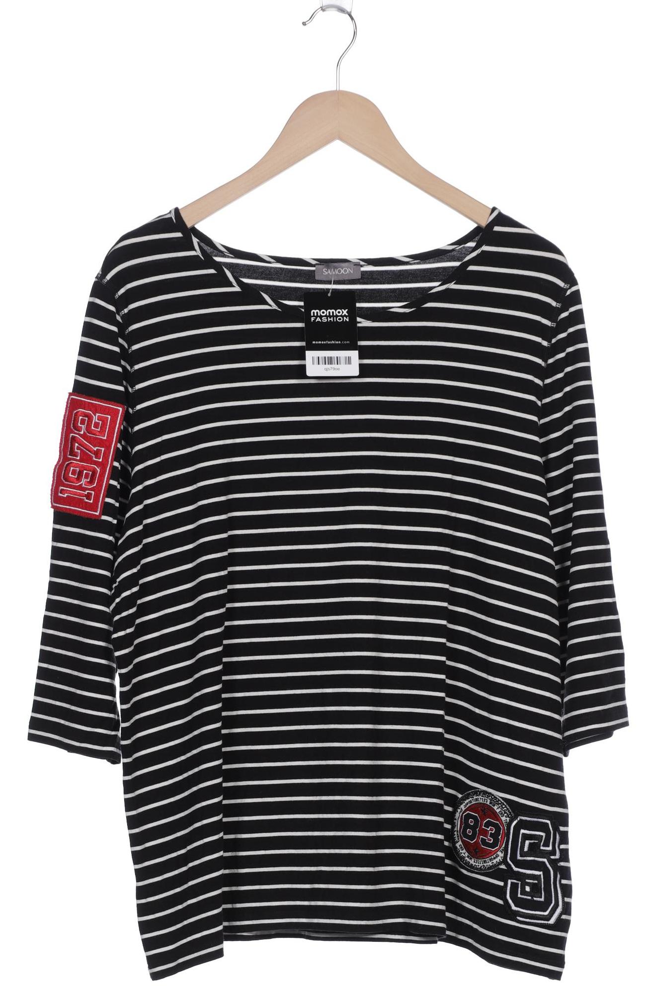 

Samoon by Gerry Weber Damen T-Shirt, schwarz, Gr. 48