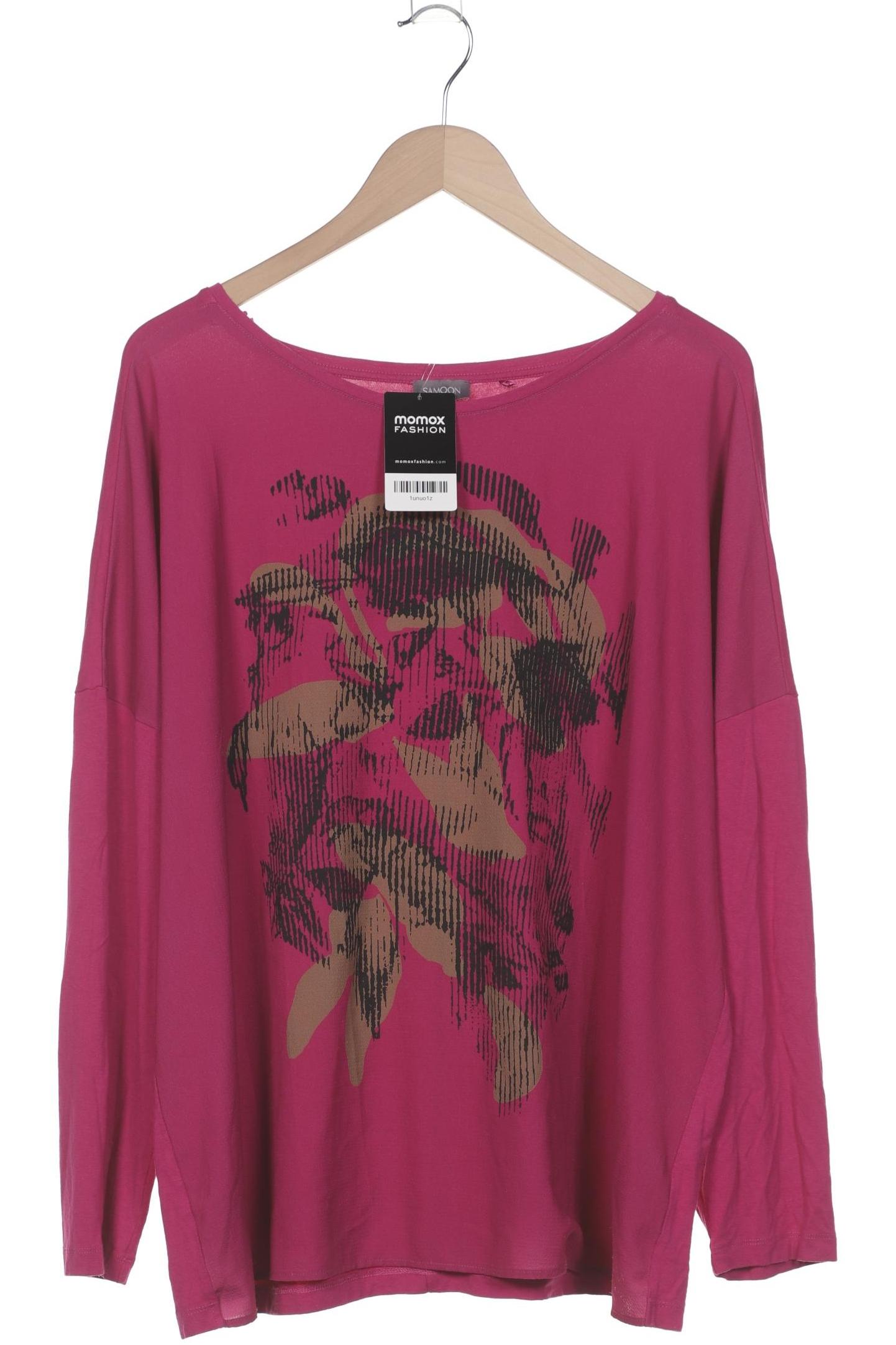 

Samoon by Gerry Weber Damen Langarmshirt, pink, Gr. 48