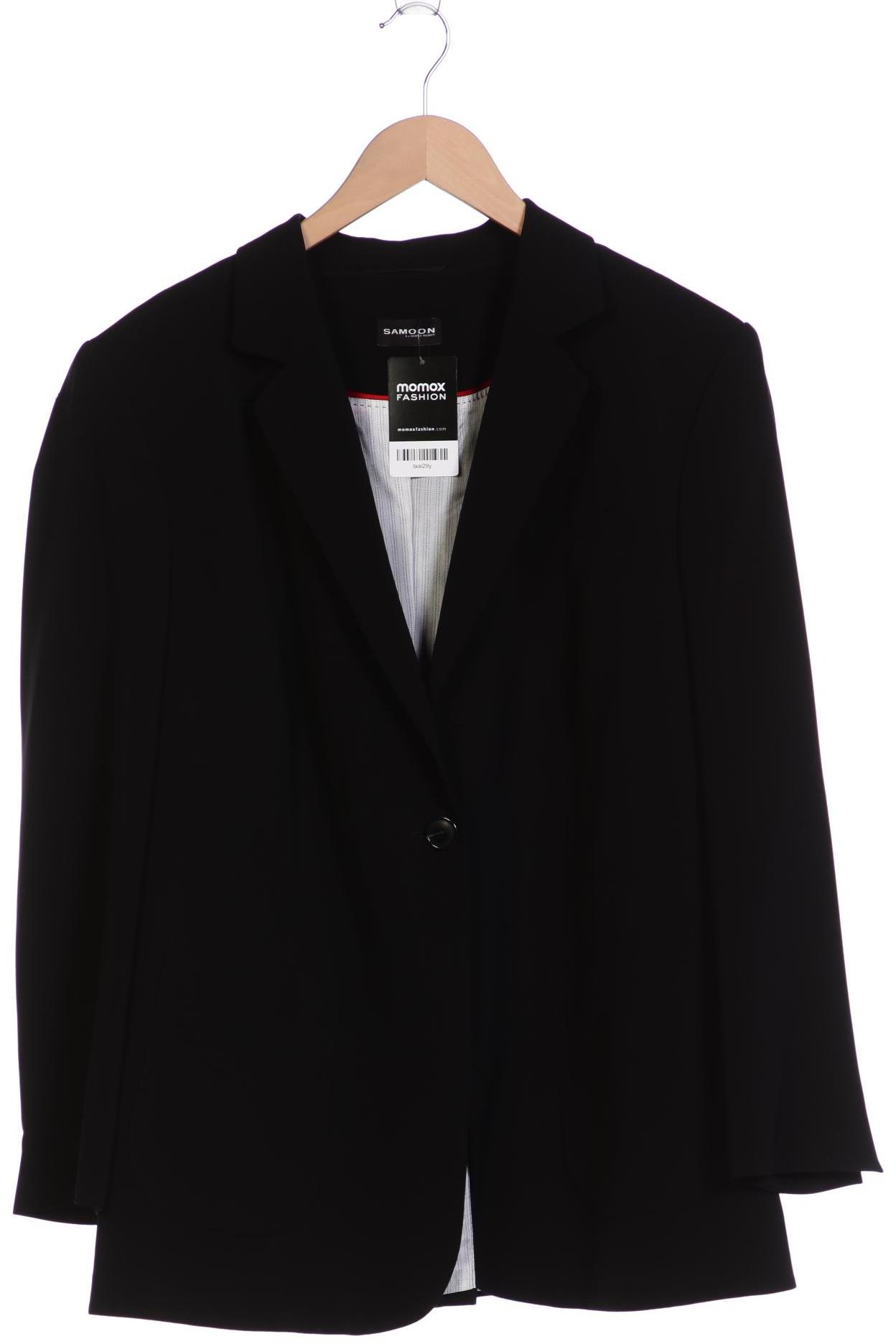 

Samoon by Gerry Weber Damen Blazer, schwarz, Gr. 48