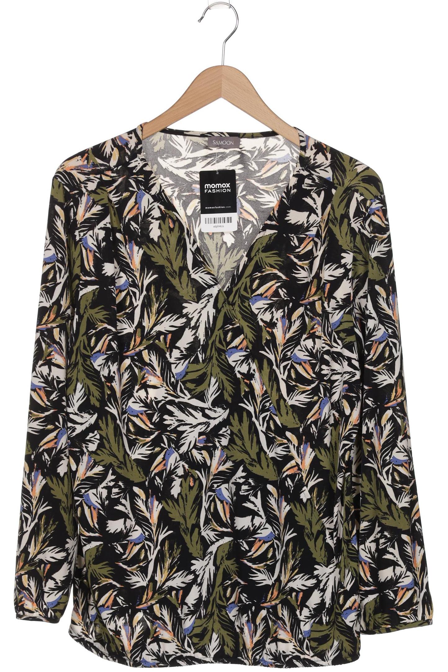 

Samoon by Gerry Weber Damen Langarmshirt, schwarz, Gr. 46