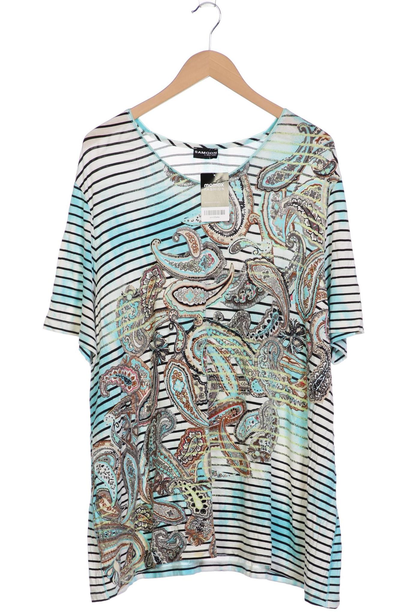 

Samoon by Gerry Weber Damen T-Shirt, mehrfarbig, Gr. 56