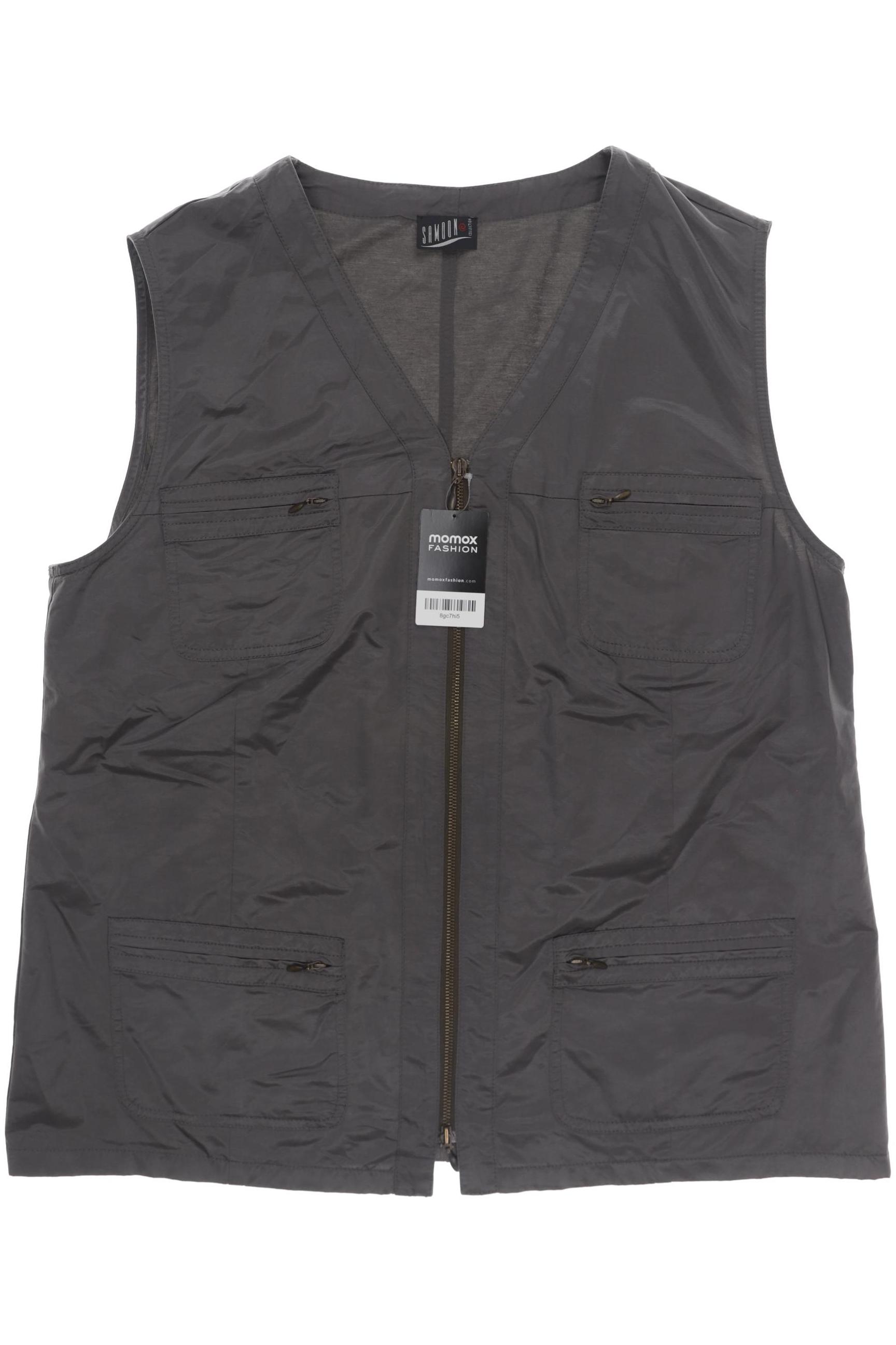 

Samoon by Gerry Weber Damen Weste, grau, Gr. 48