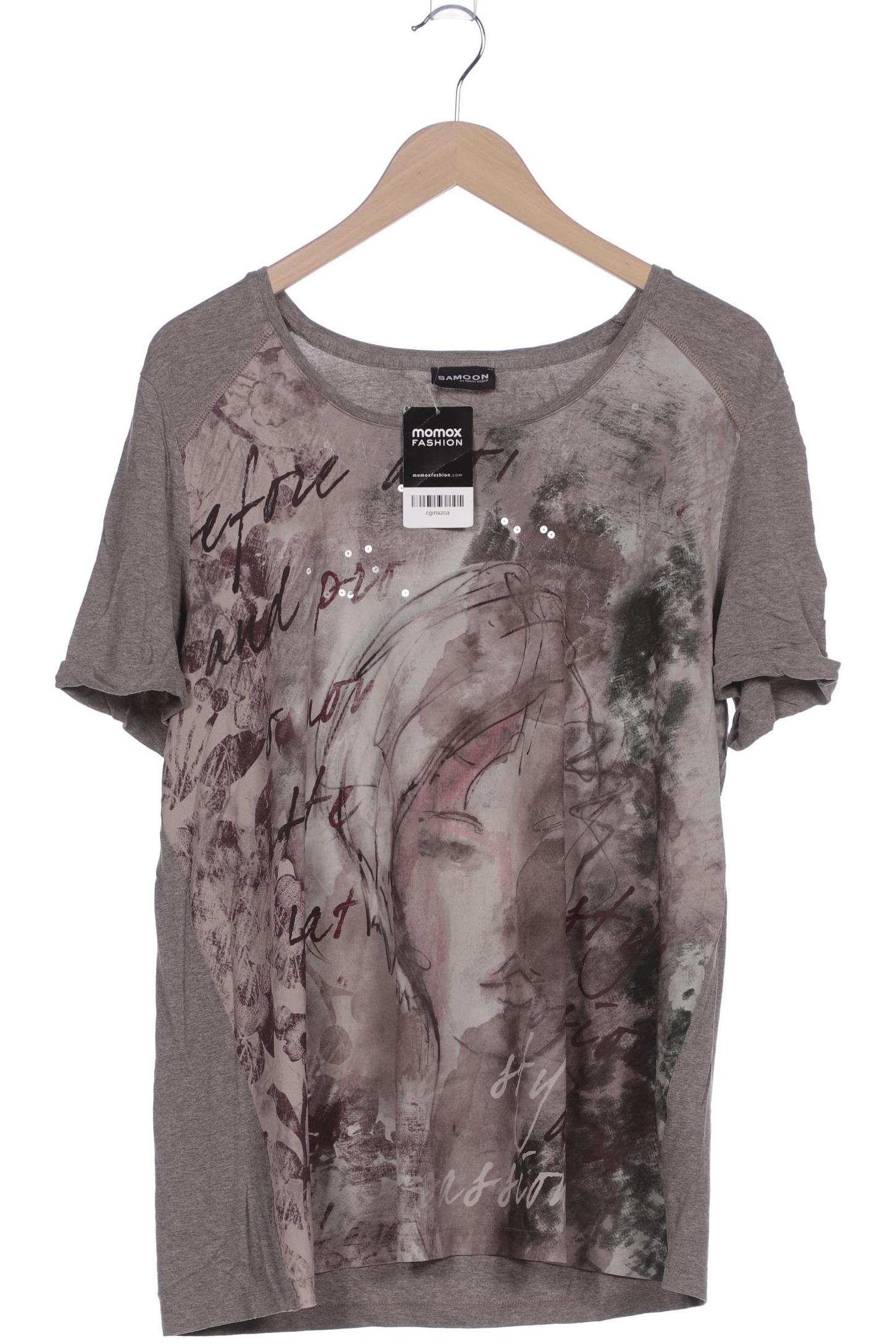 

Samoon by Gerry Weber Damen T-Shirt, grau, Gr. 50