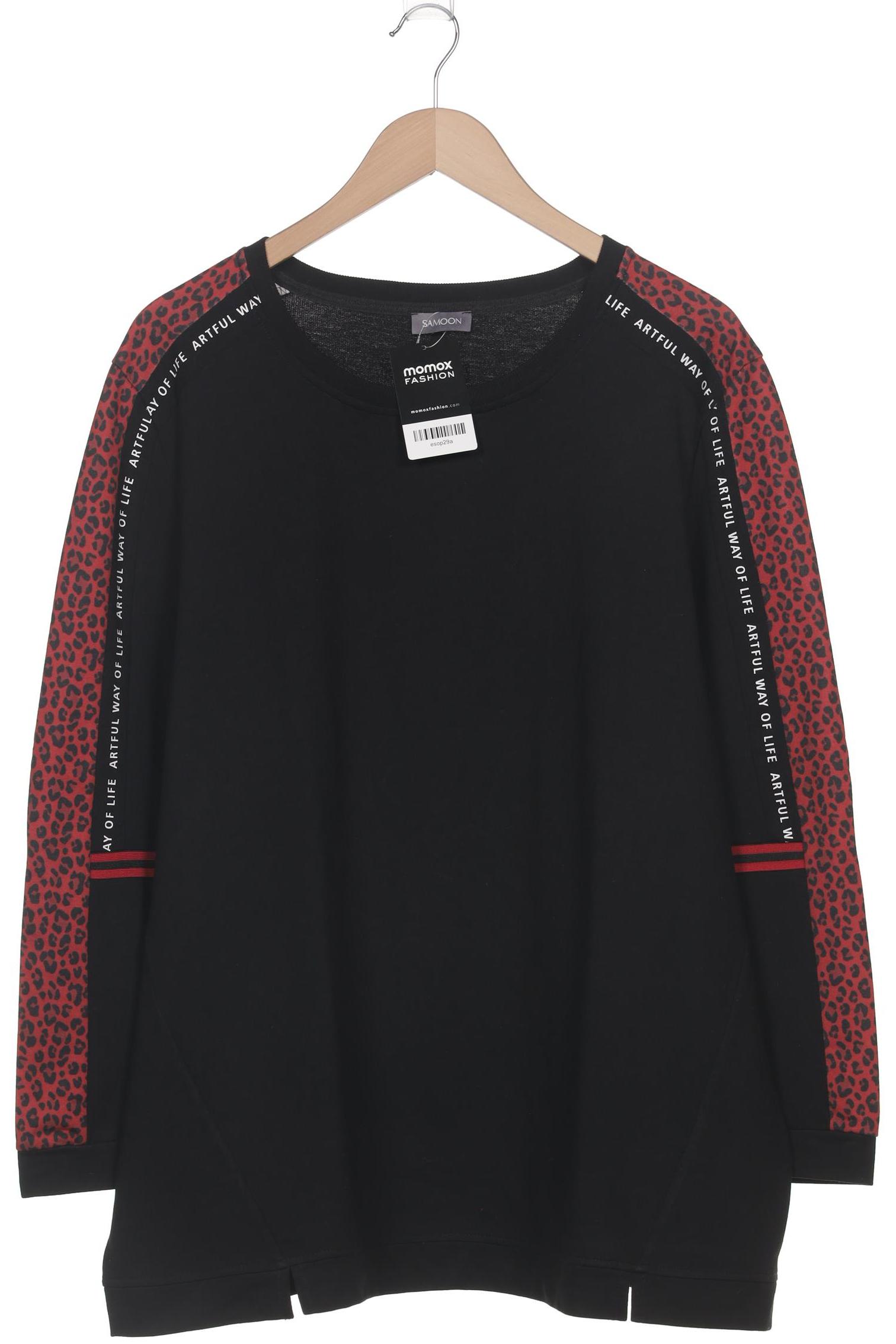 

Samoon by Gerry Weber Damen Sweatshirt, schwarz, Gr. 44