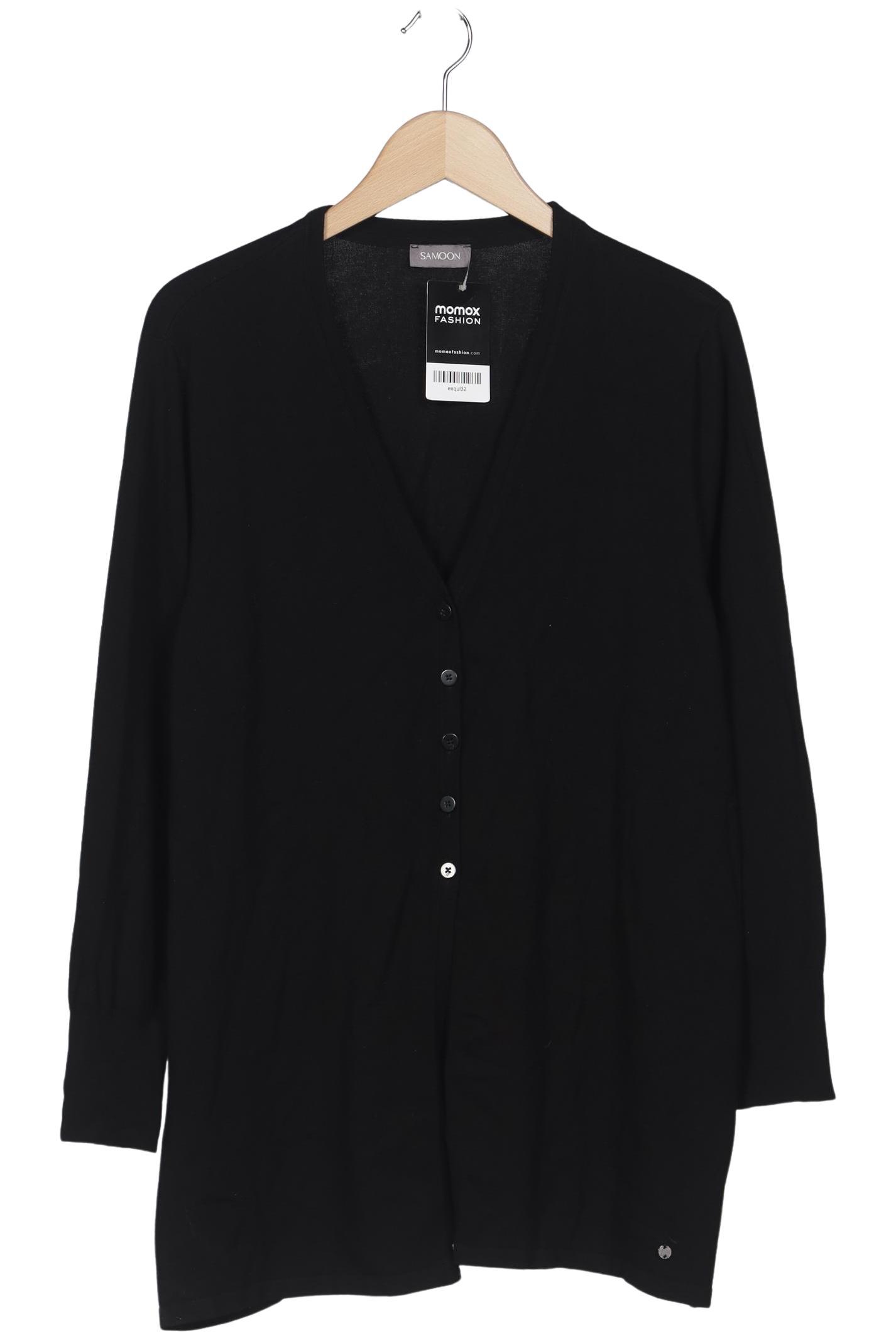 

Samoon by Gerry Weber Damen Strickjacke, schwarz, Gr. 46