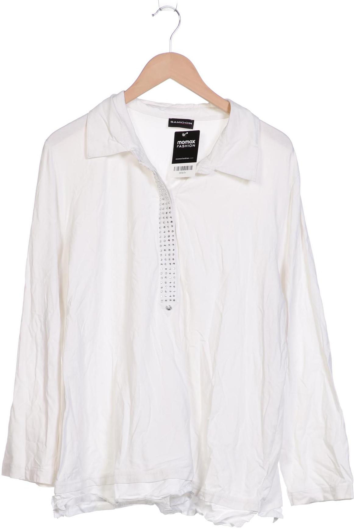 

Samoon by Gerry Weber Damen Poloshirt, weiß, Gr. 52