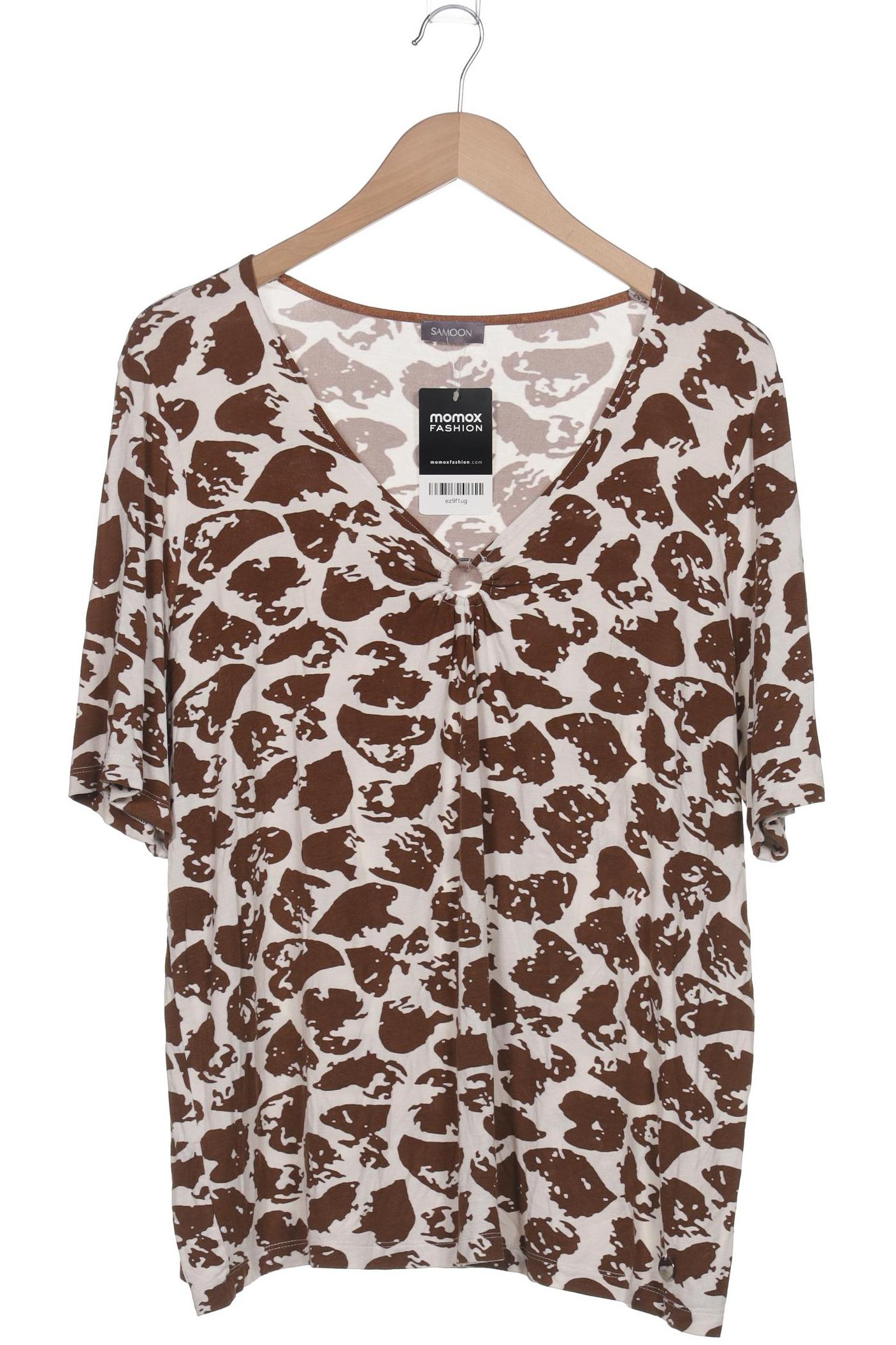 

Samoon by Gerry Weber Damen T-Shirt, braun, Gr. 46