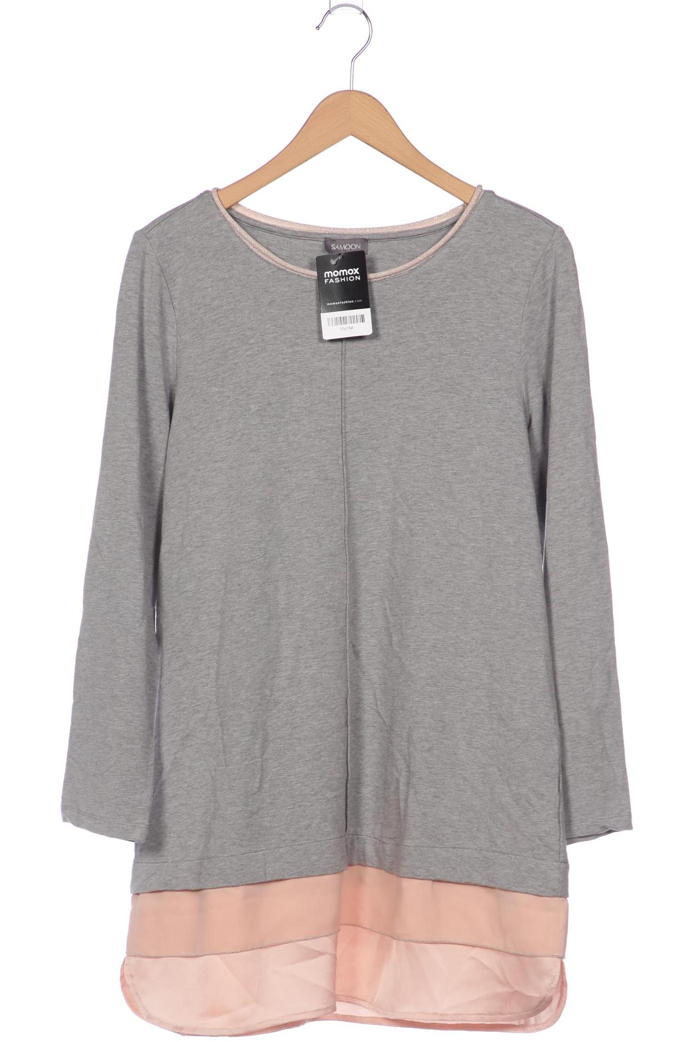 

Samoon by Gerry Weber Damen Langarmshirt, grau, Gr. 42