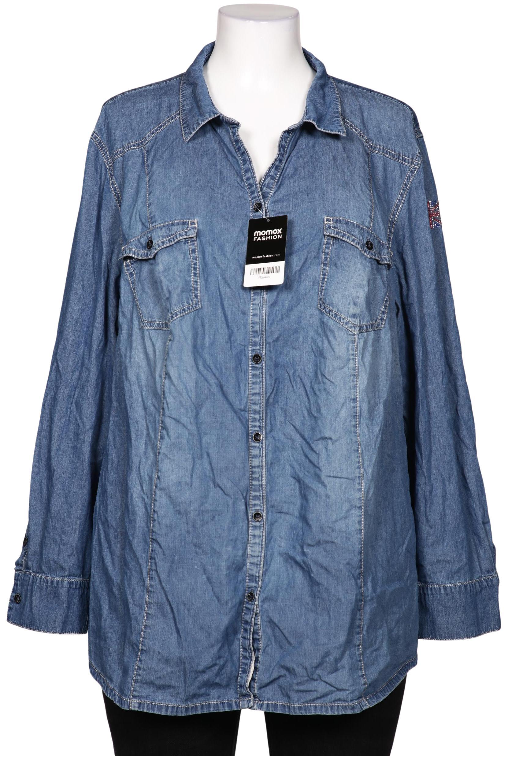 

Samoon by Gerry Weber Damen Bluse, blau, Gr. 52