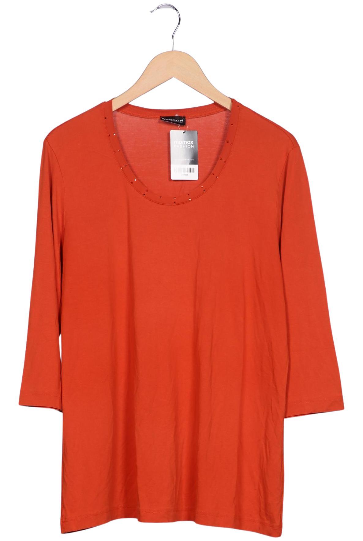 

Samoon by Gerry Weber Damen Langarmshirt, orange, Gr. 46
