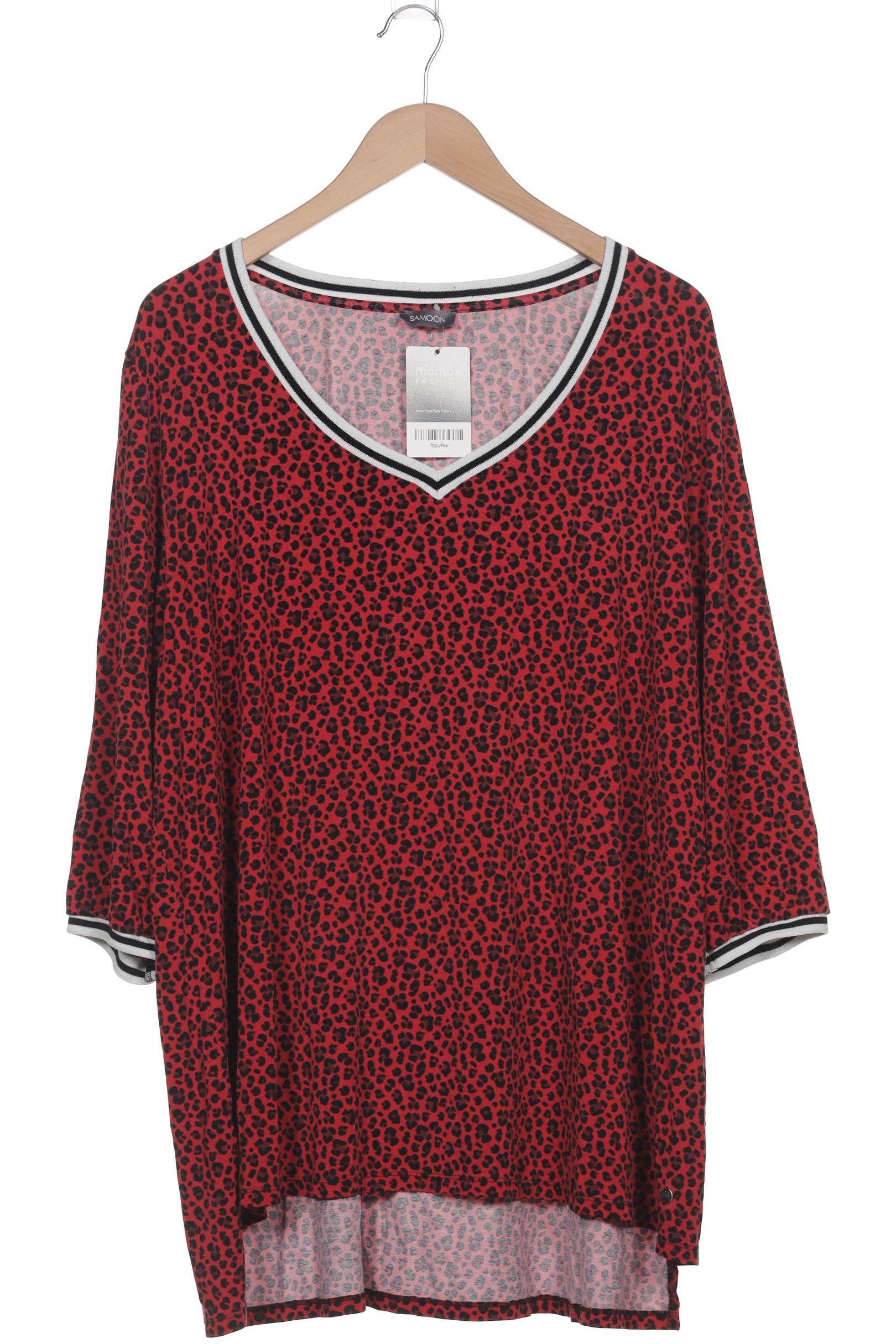 

Samoon by Gerry Weber Damen Langarmshirt, rot, Gr. 52
