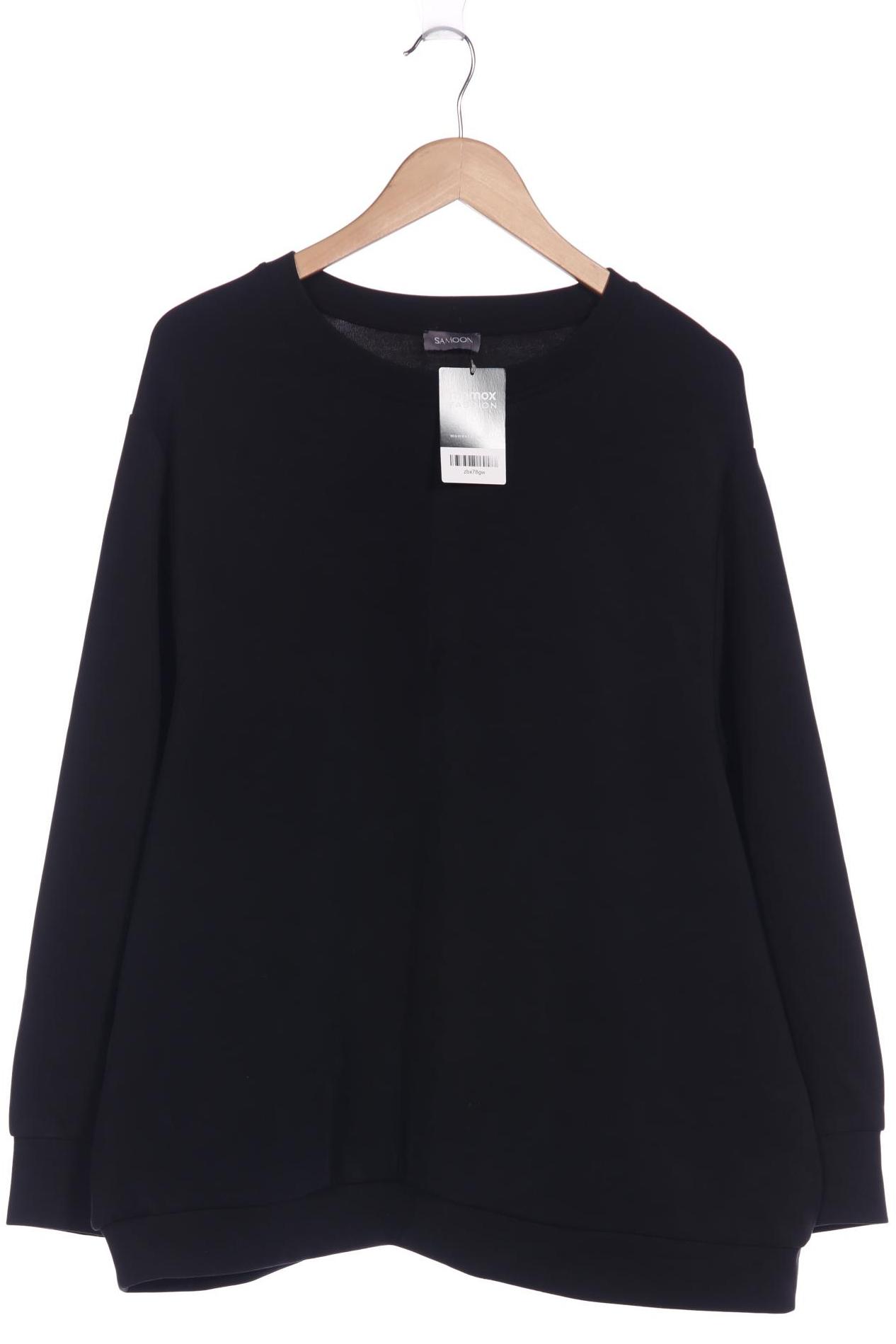 

Samoon by Gerry Weber Damen Sweatshirt, schwarz, Gr. 48