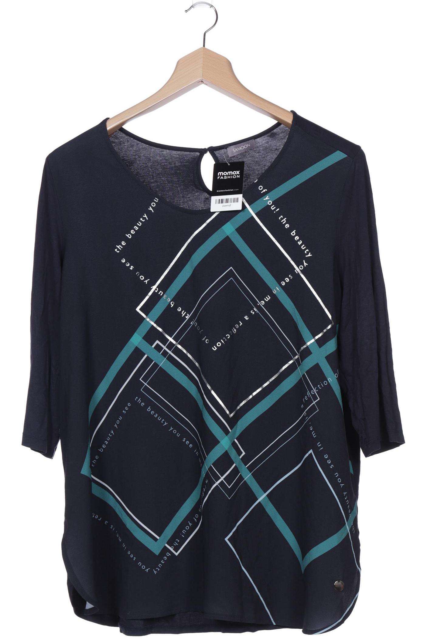

Samoon by Gerry Weber Damen Langarmshirt, marineblau, Gr. 46