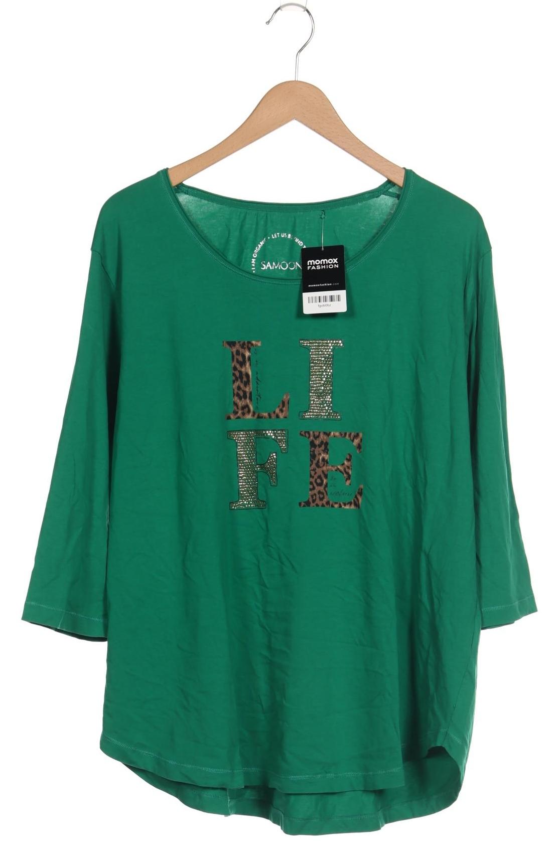 

Samoon by Gerry Weber Damen Langarmshirt, grün, Gr. 48