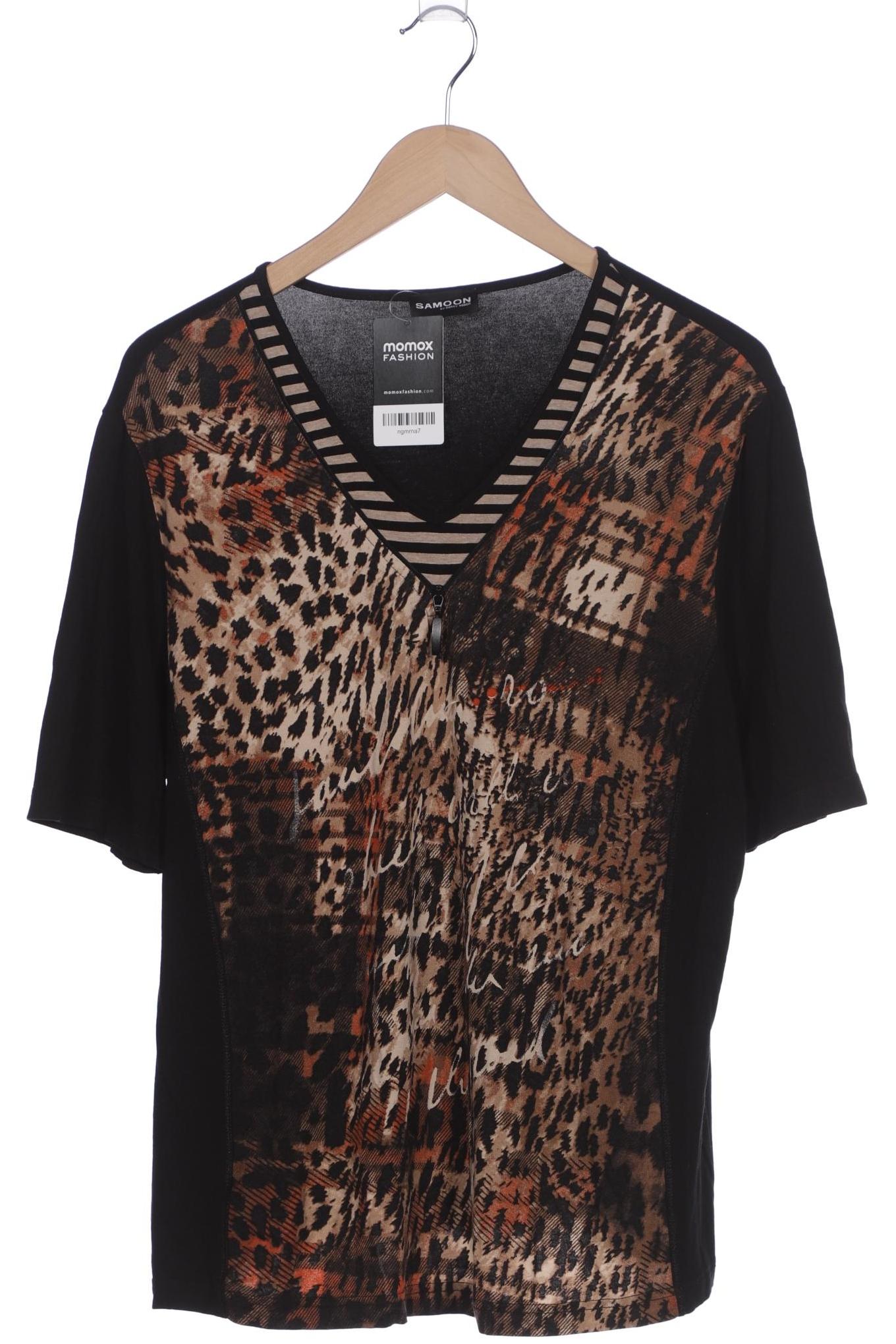 

Samoon by Gerry Weber Damen T-Shirt, schwarz, Gr. 48