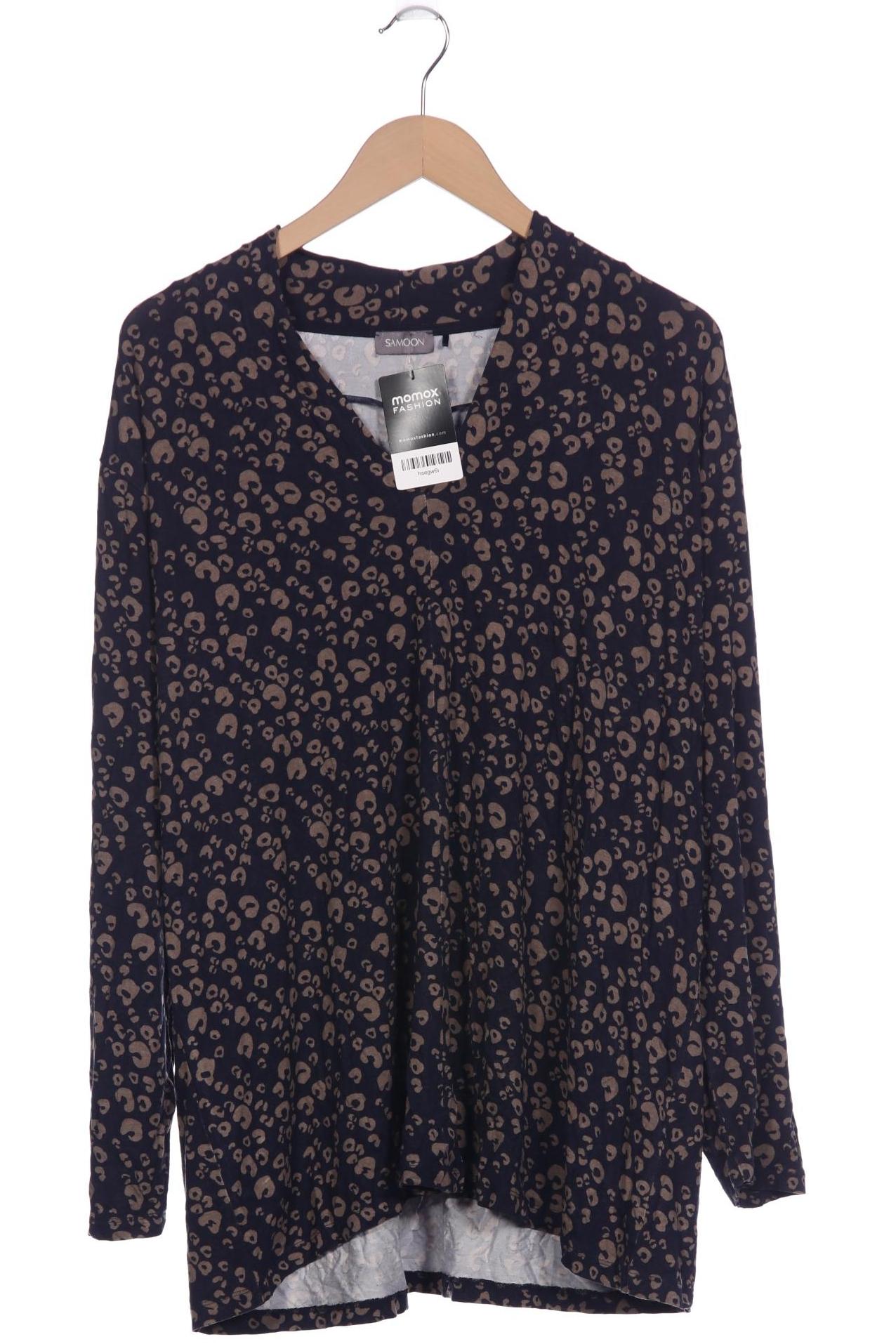 

Samoon by Gerry Weber Damen Langarmshirt, marineblau, Gr. 52