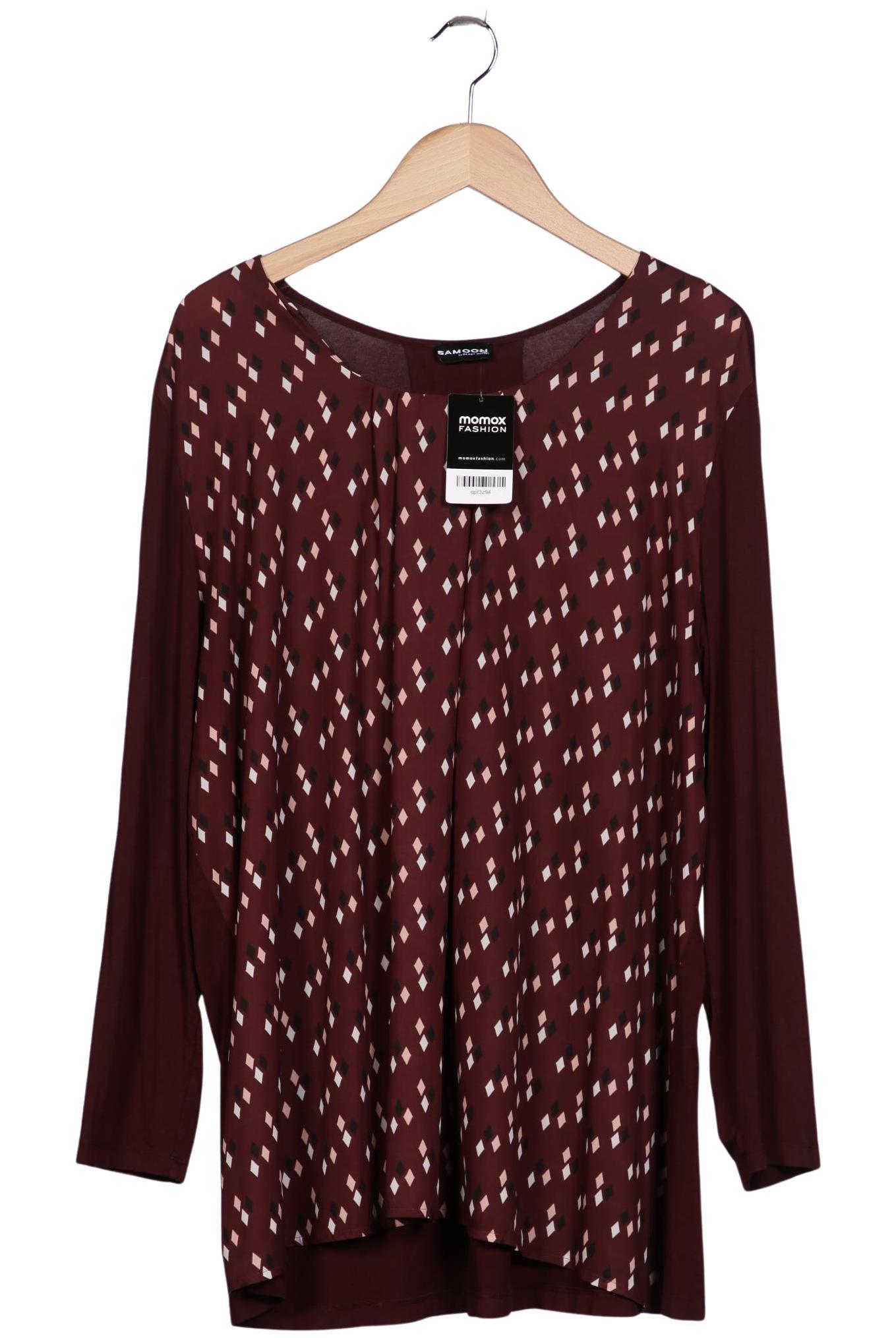 

Samoon by Gerry Weber Damen Langarmshirt, bordeaux, Gr. 52