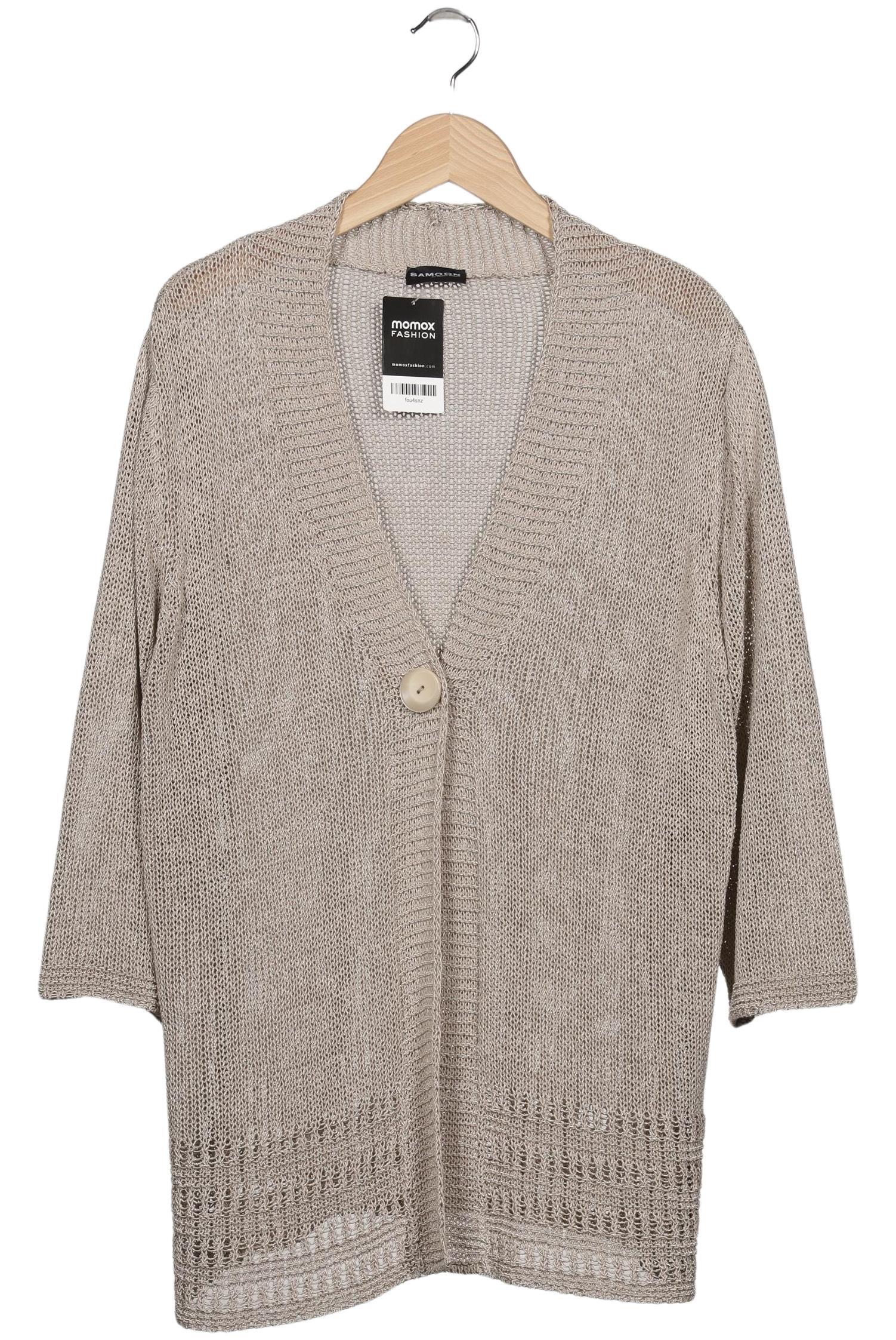 

Samoon by Gerry Weber Damen Strickjacke, beige, Gr. 46