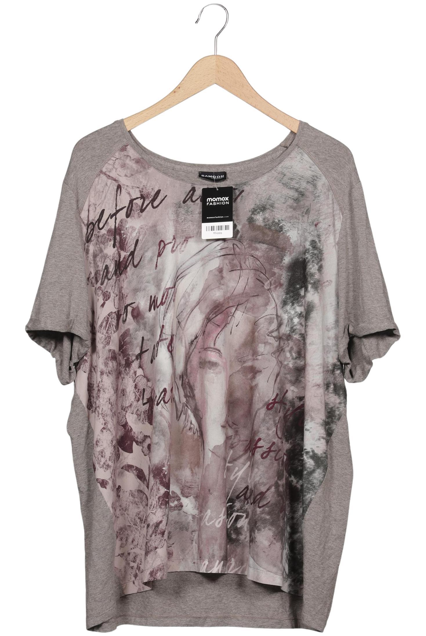 

Samoon by Gerry Weber Damen T-Shirt, grau, Gr. 50