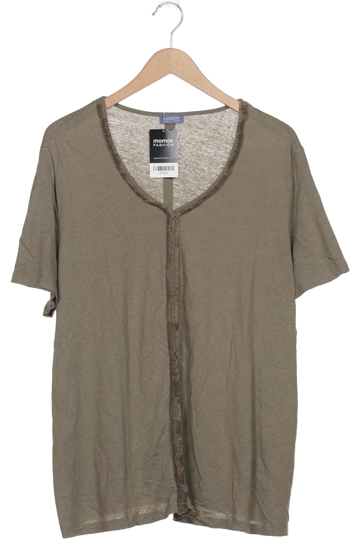 

Samoon by Gerry Weber Damen T-Shirt, hellgrün, Gr. 52