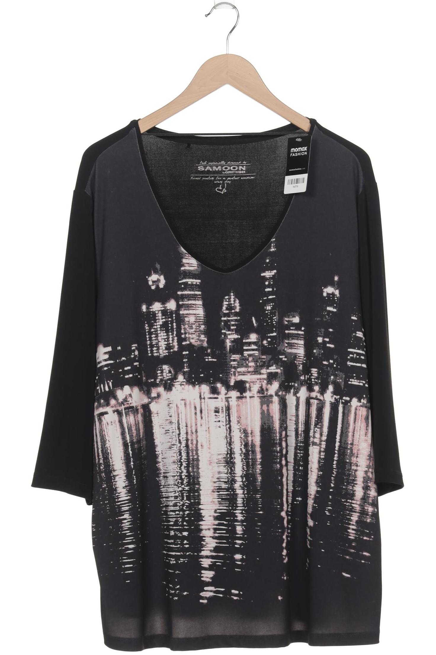 

Samoon by Gerry Weber Damen Langarmshirt, grau, Gr. 52