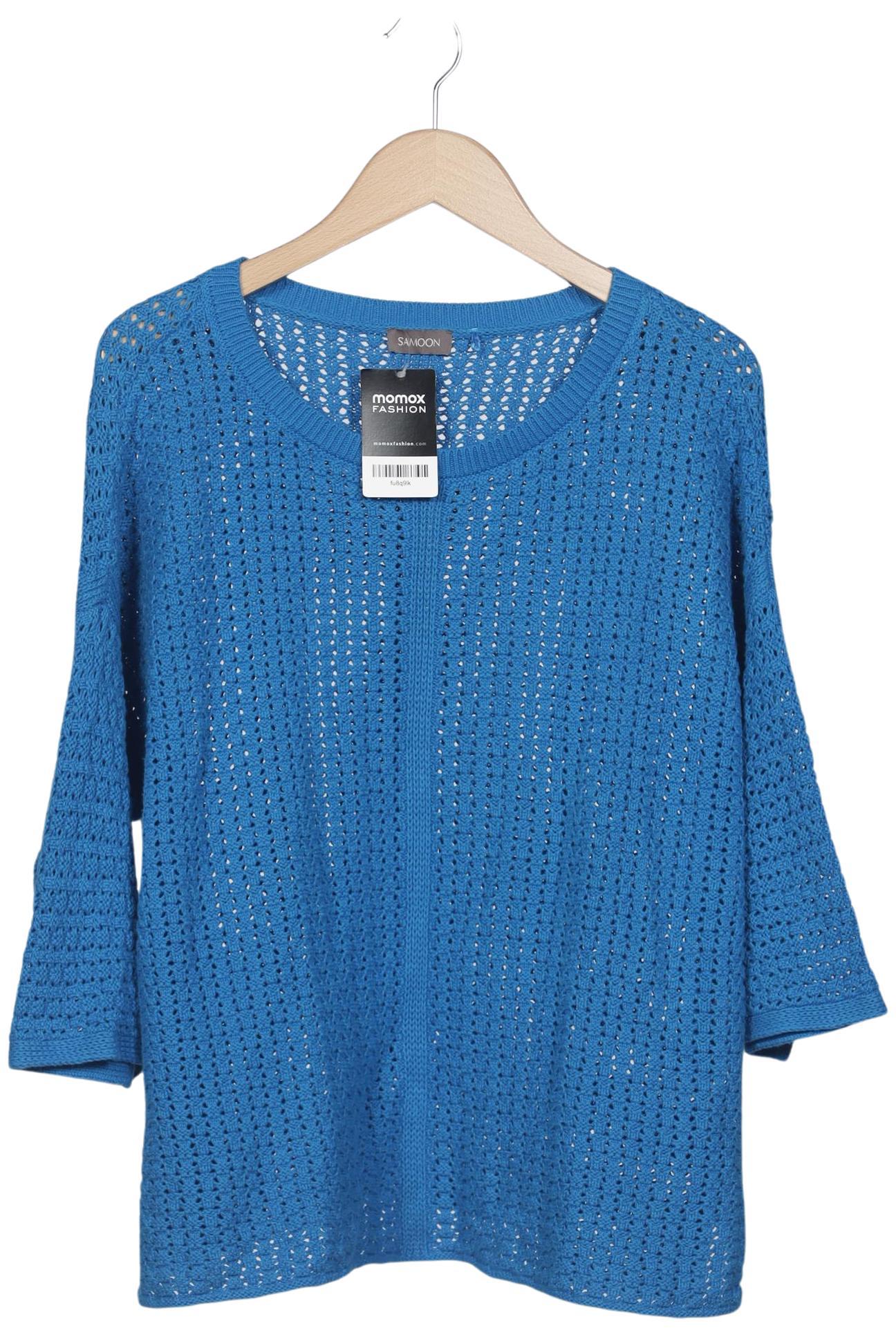 

Samoon by Gerry Weber Damen Pullover, blau, Gr. 48