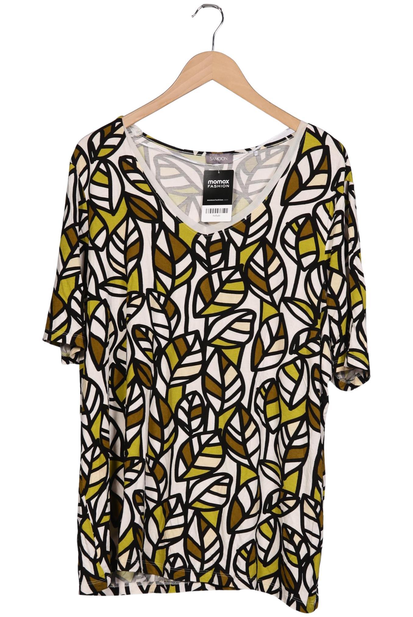 

Samoon by Gerry Weber Damen T-Shirt, weiß, Gr. 48