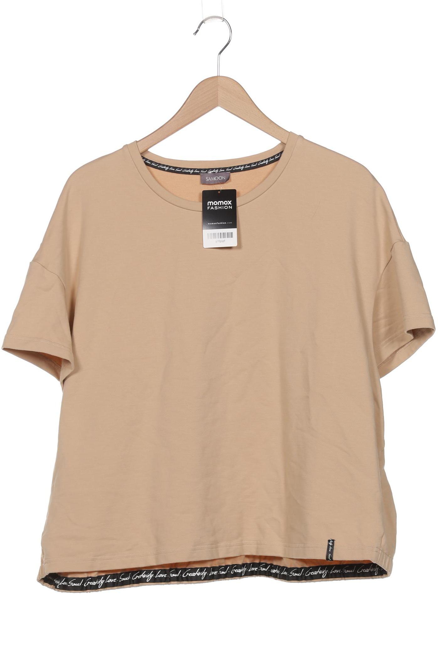 

Samoon by Gerry Weber Damen T-Shirt, beige, Gr. 48