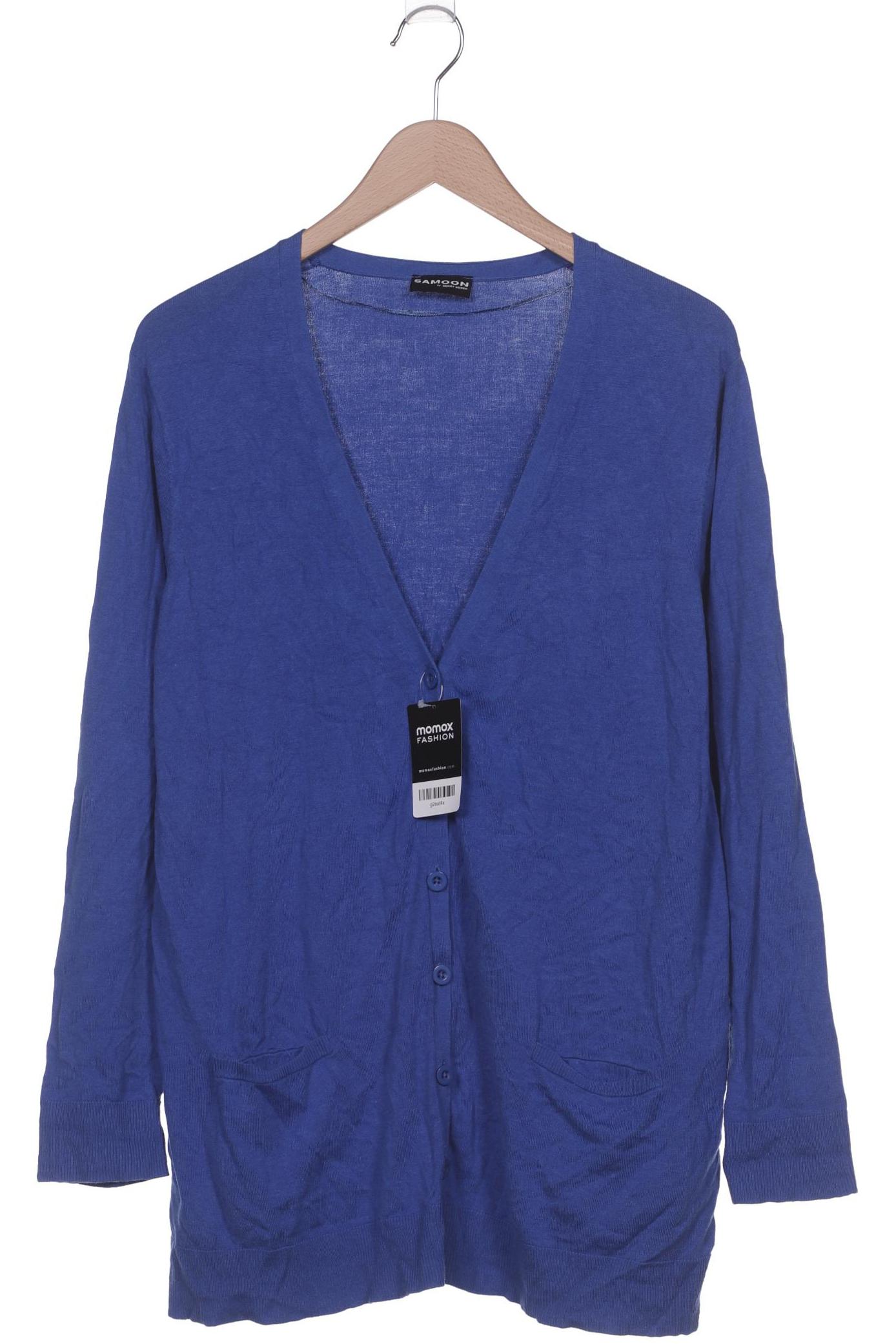 

Samoon by Gerry Weber Damen Strickjacke, blau, Gr. 46