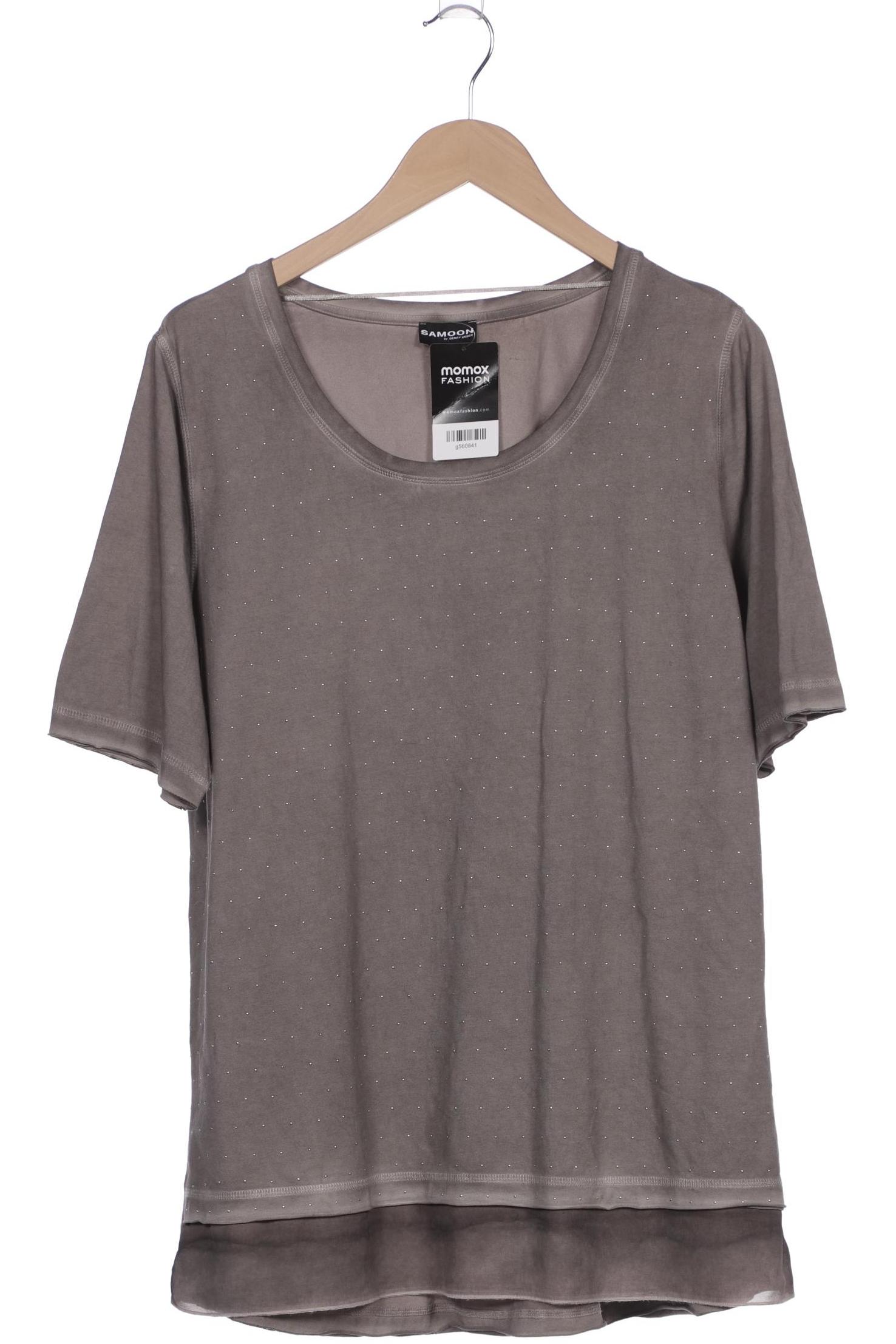 

Samoon by Gerry Weber Damen T-Shirt, grau, Gr. 48