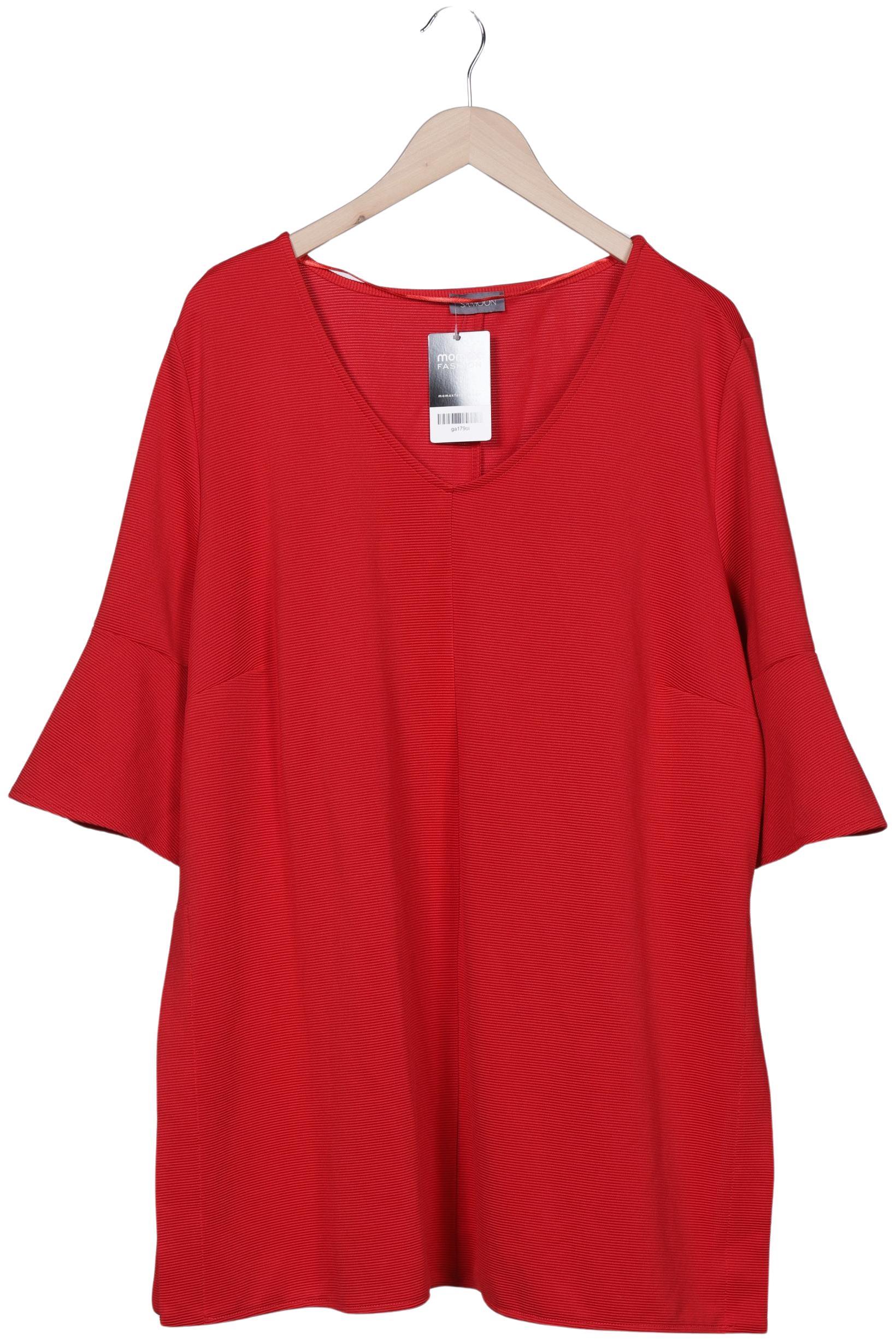 

Samoon by Gerry Weber Damen Langarmshirt, rot, Gr. 48