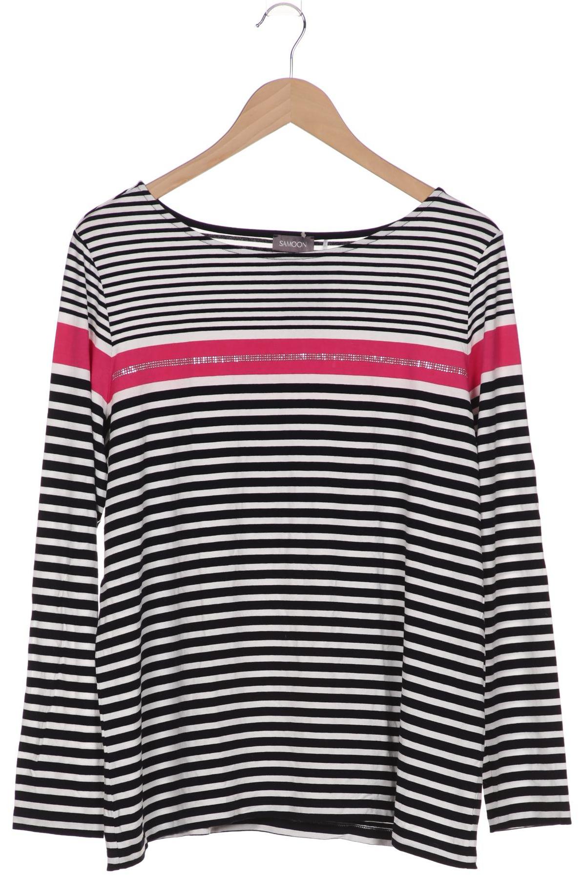 

Samoon by Gerry Weber Damen Langarmshirt, schwarz, Gr. 42