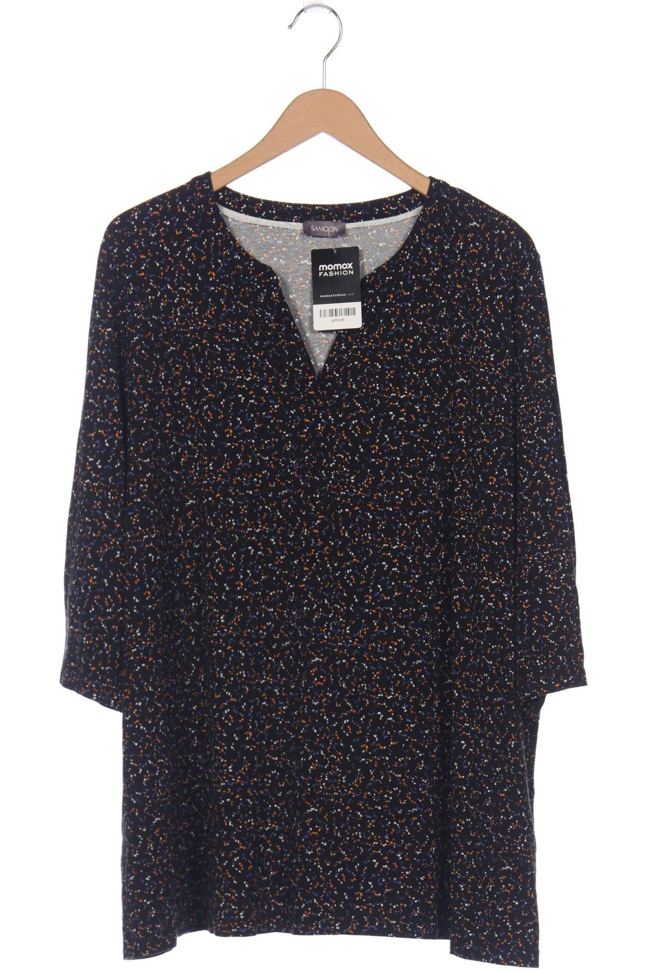 

Samoon by Gerry Weber Damen Langarmshirt, schwarz, Gr. 50