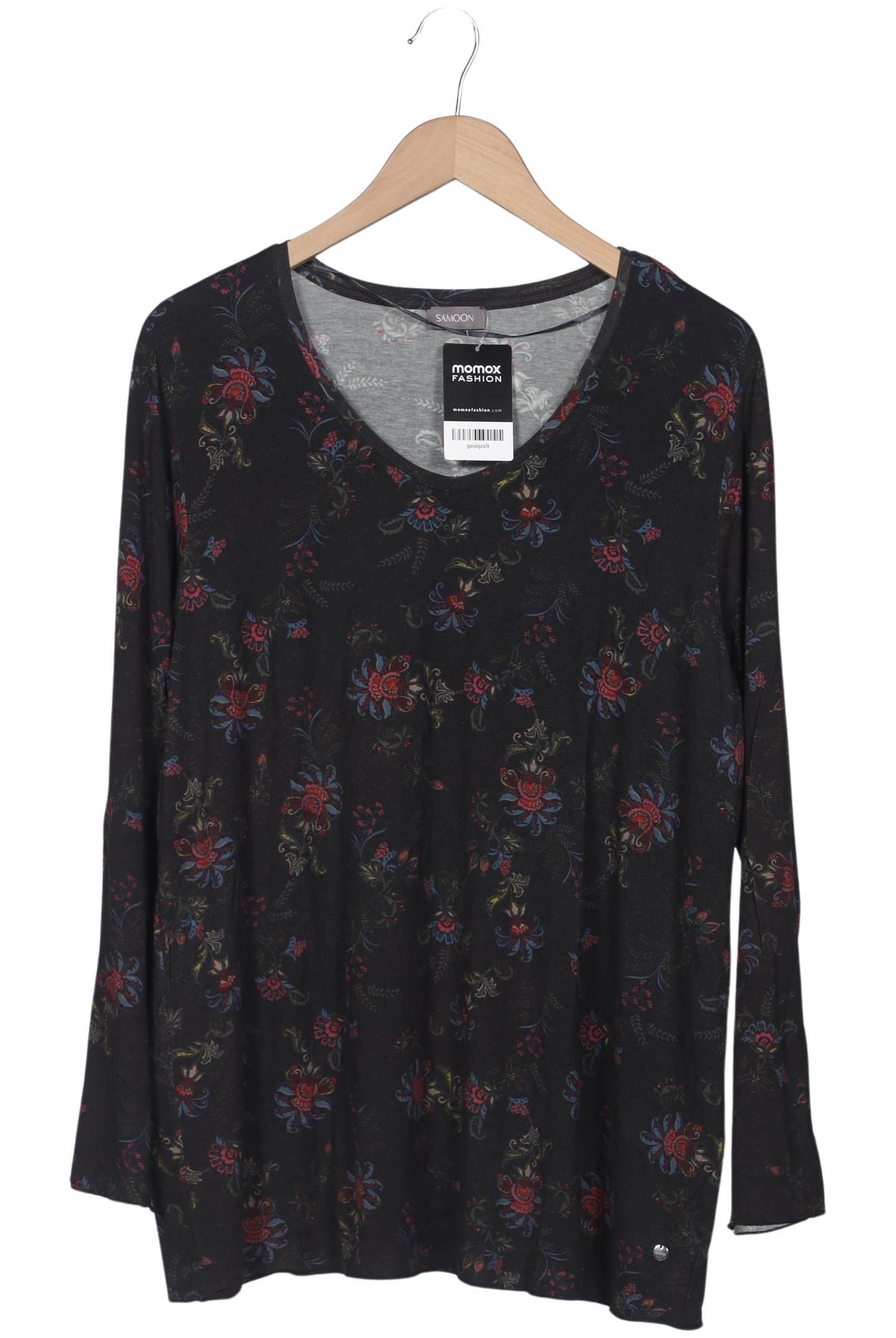 

Samoon by Gerry Weber Damen Langarmshirt, schwarz, Gr. 42