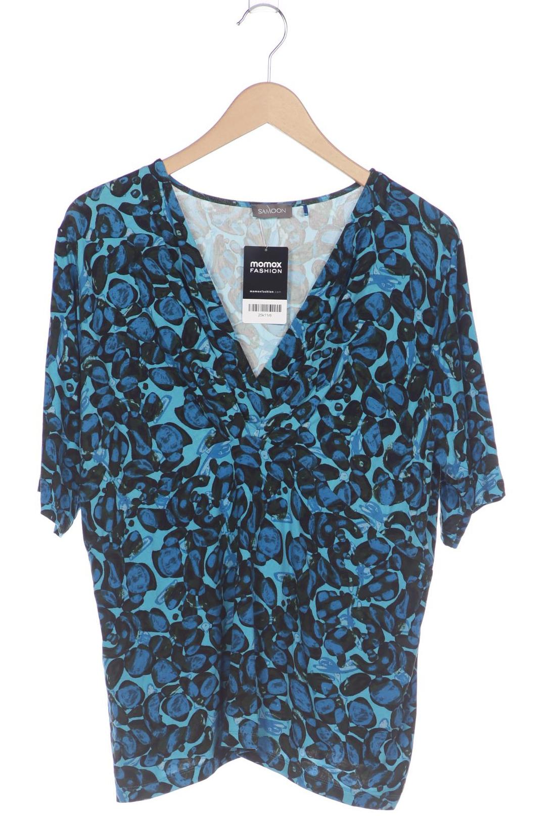 

Samoon by Gerry Weber Damen T-Shirt, blau, Gr. 46