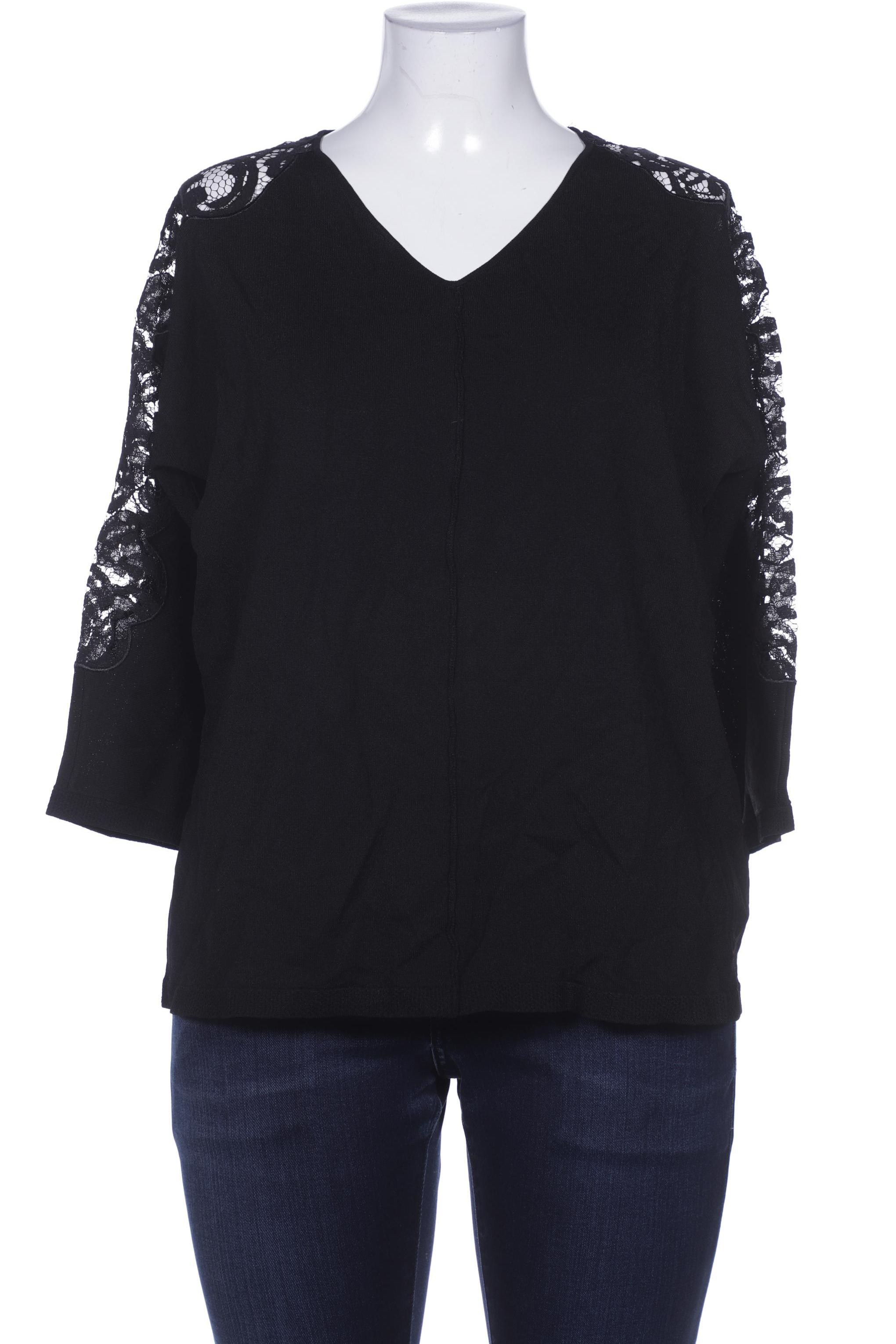 

Samoon by Gerry Weber Damen Langarmshirt, schwarz, Gr. 44