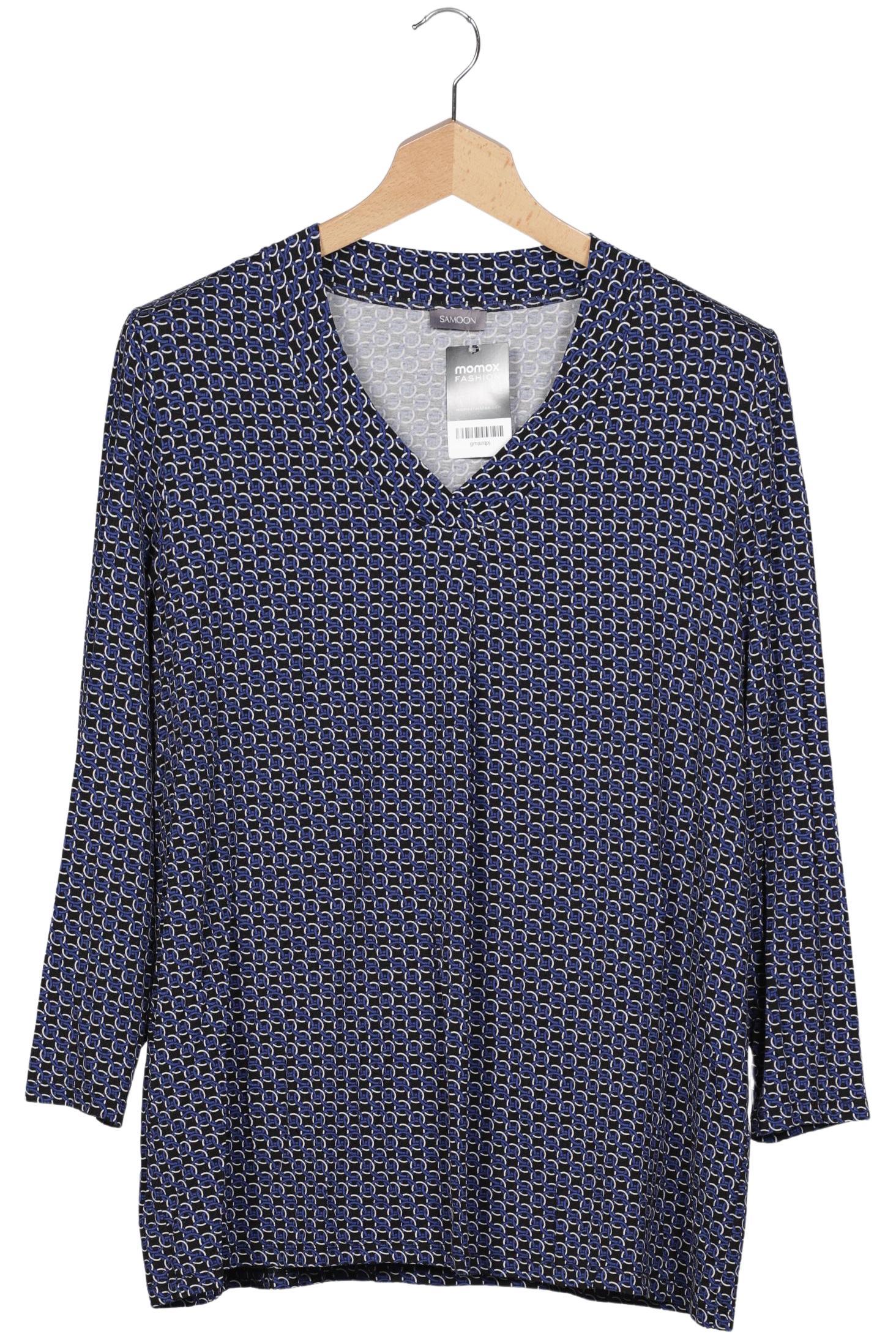 

Samoon by Gerry Weber Damen Langarmshirt, schwarz, Gr. 48