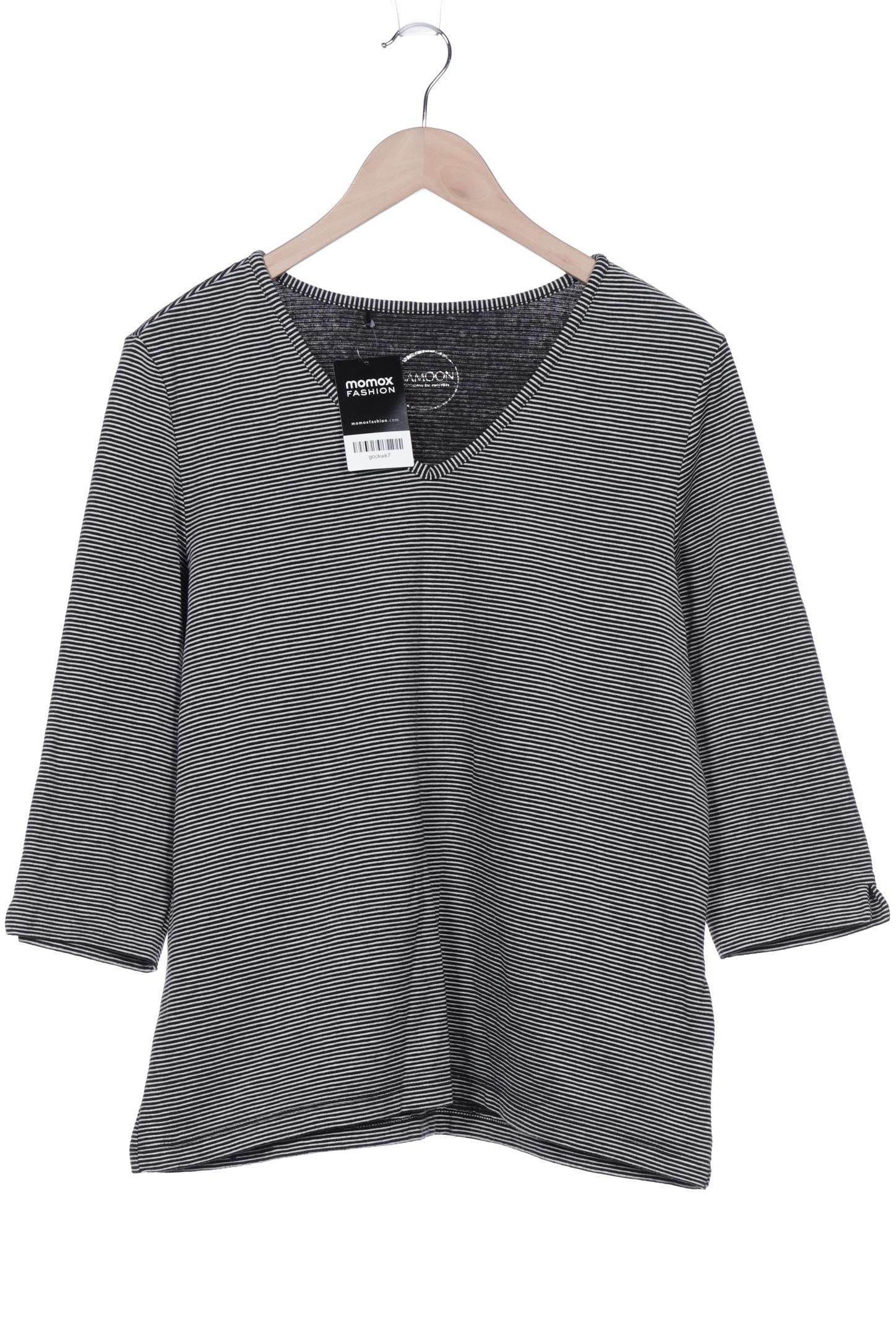 

Samoon by Gerry Weber Damen Langarmshirt, schwarz, Gr. 42