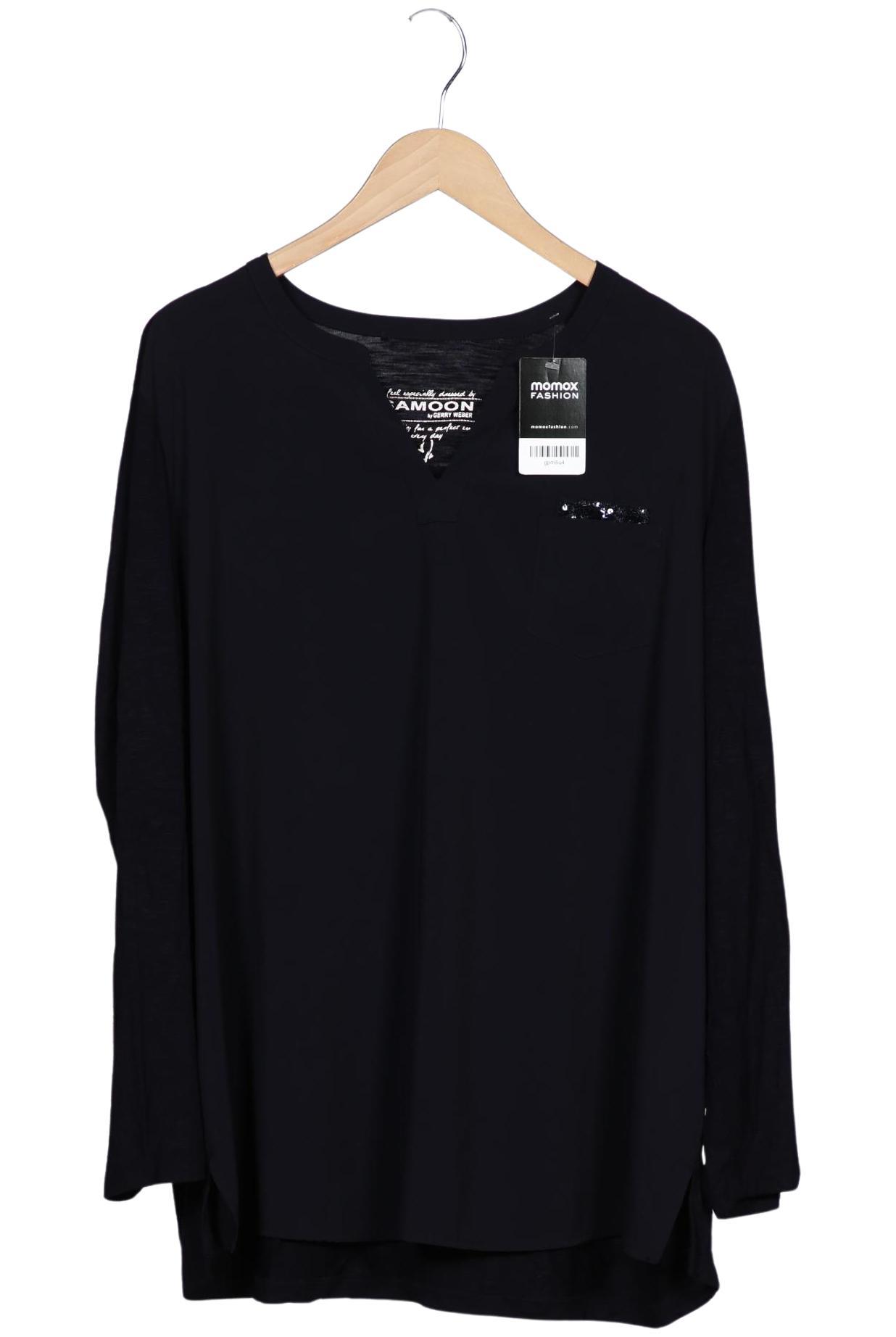 

Samoon by Gerry Weber Damen Langarmshirt, marineblau, Gr. 52