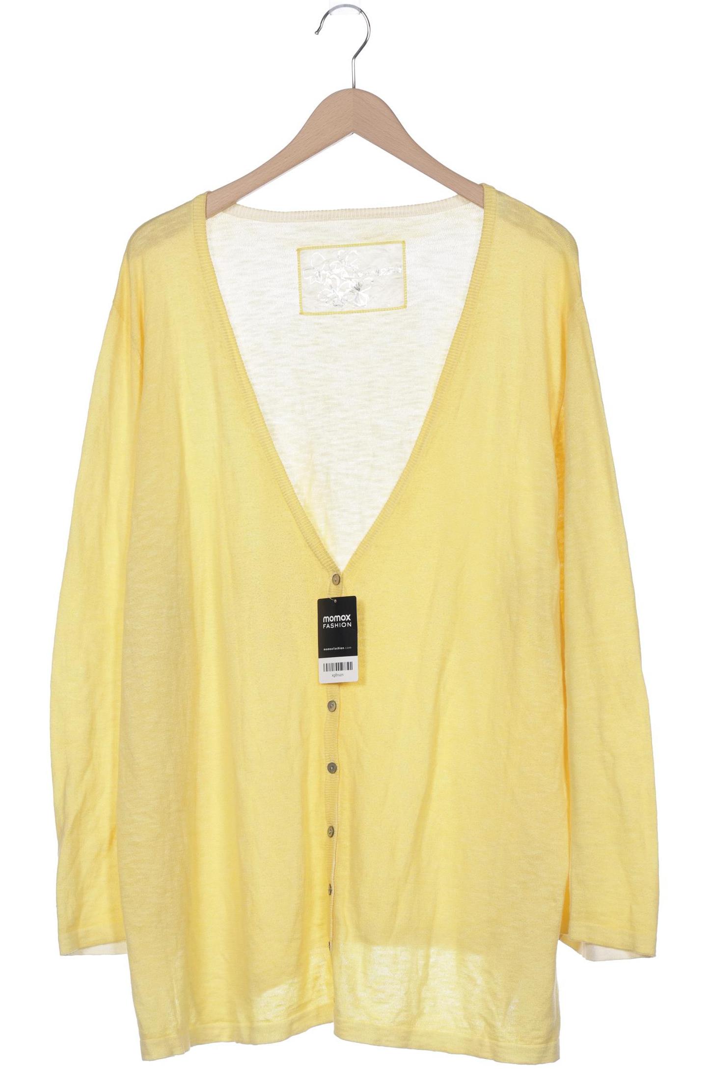 

Samoon by Gerry Weber Damen Strickjacke, gelb, Gr. 52