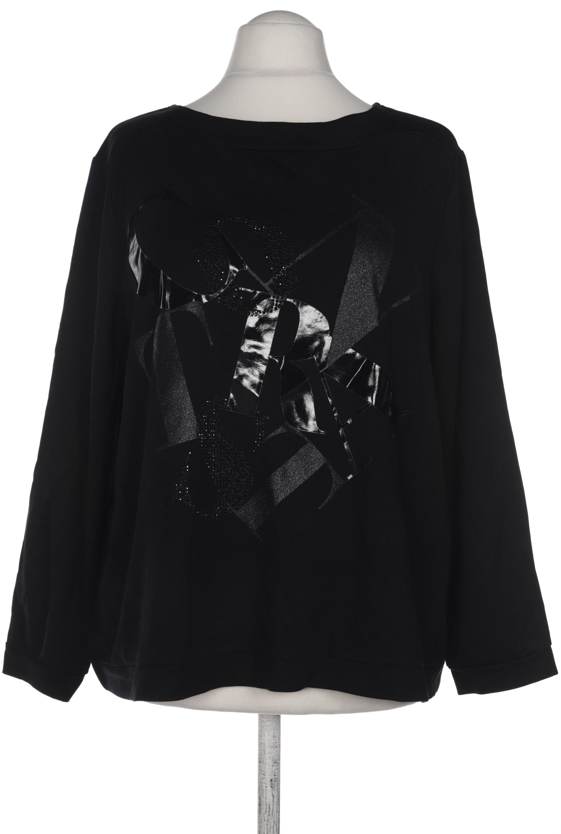

Samoon by Gerry Weber Damen Sweatshirt, schwarz, Gr. 52