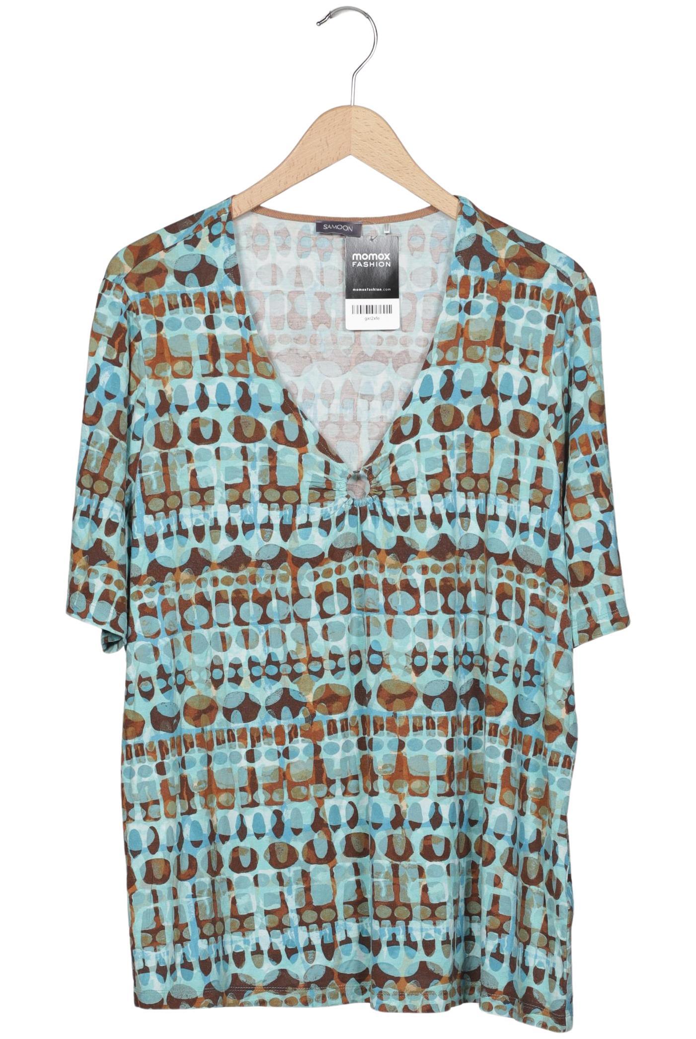 

Samoon by Gerry Weber Damen T-Shirt, mehrfarbig, Gr. 48