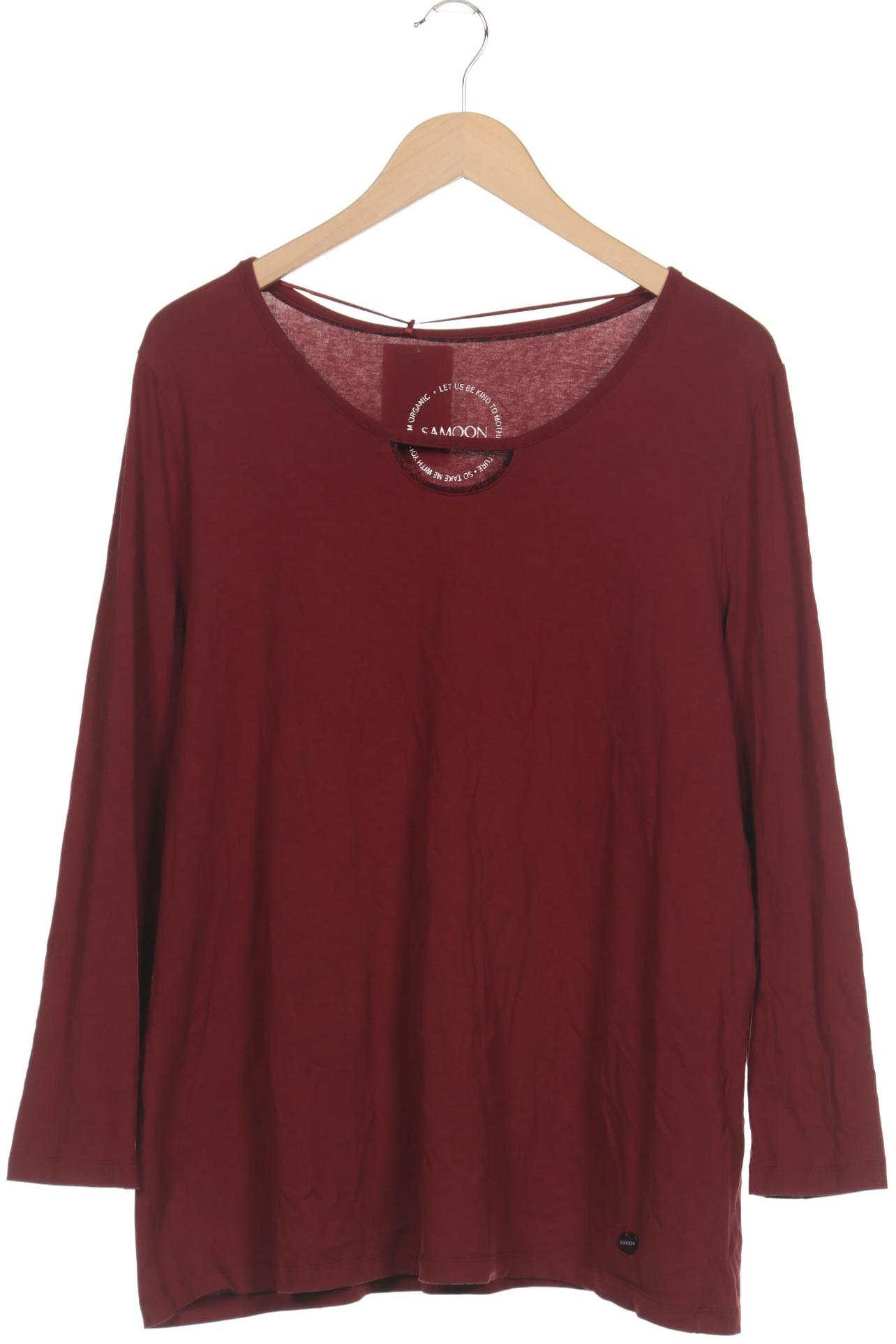 

Samoon by Gerry Weber Damen Langarmshirt, bordeaux, Gr. 50