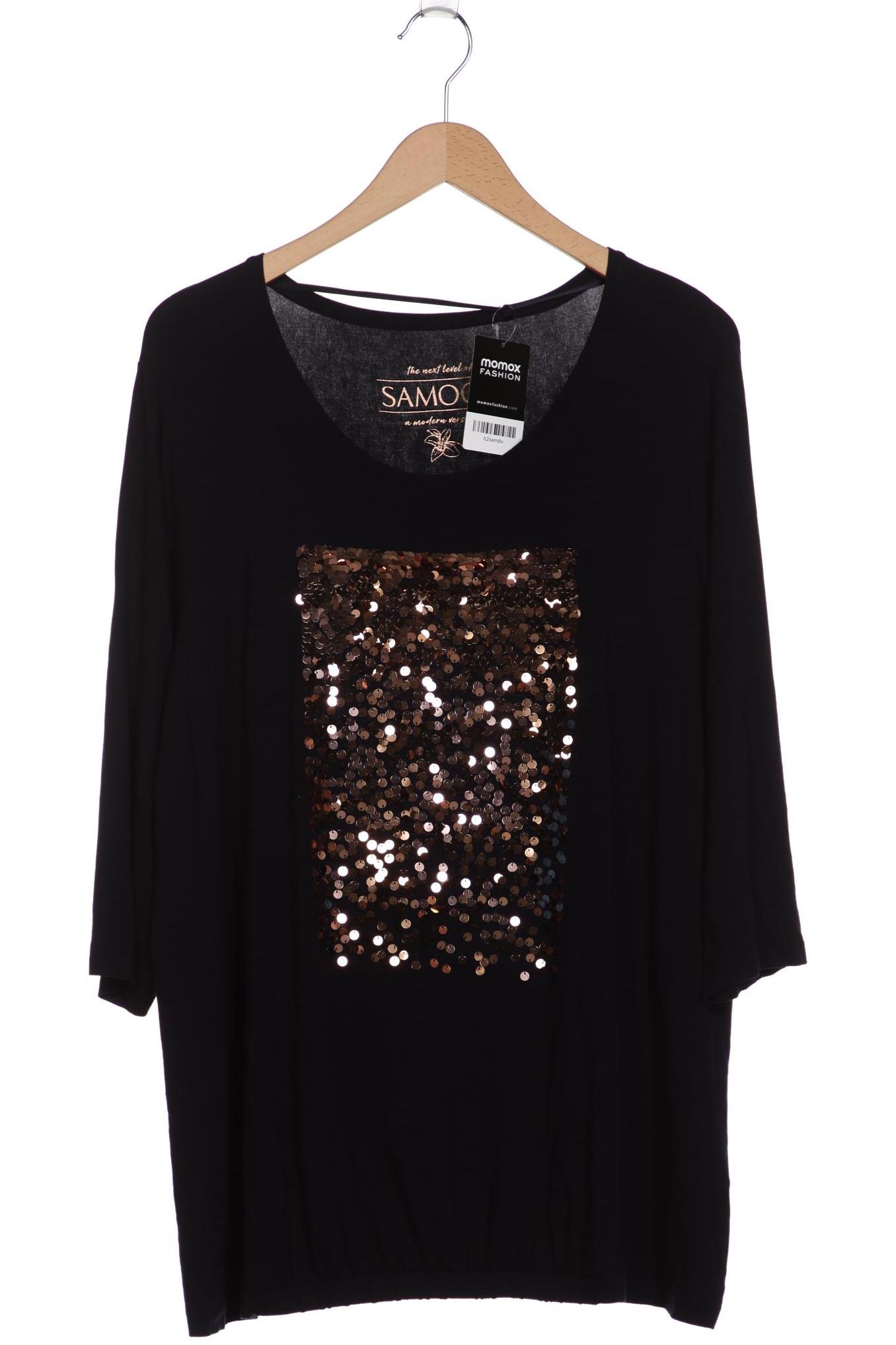 

Samoon by Gerry Weber Damen Langarmshirt, schwarz, Gr. 48